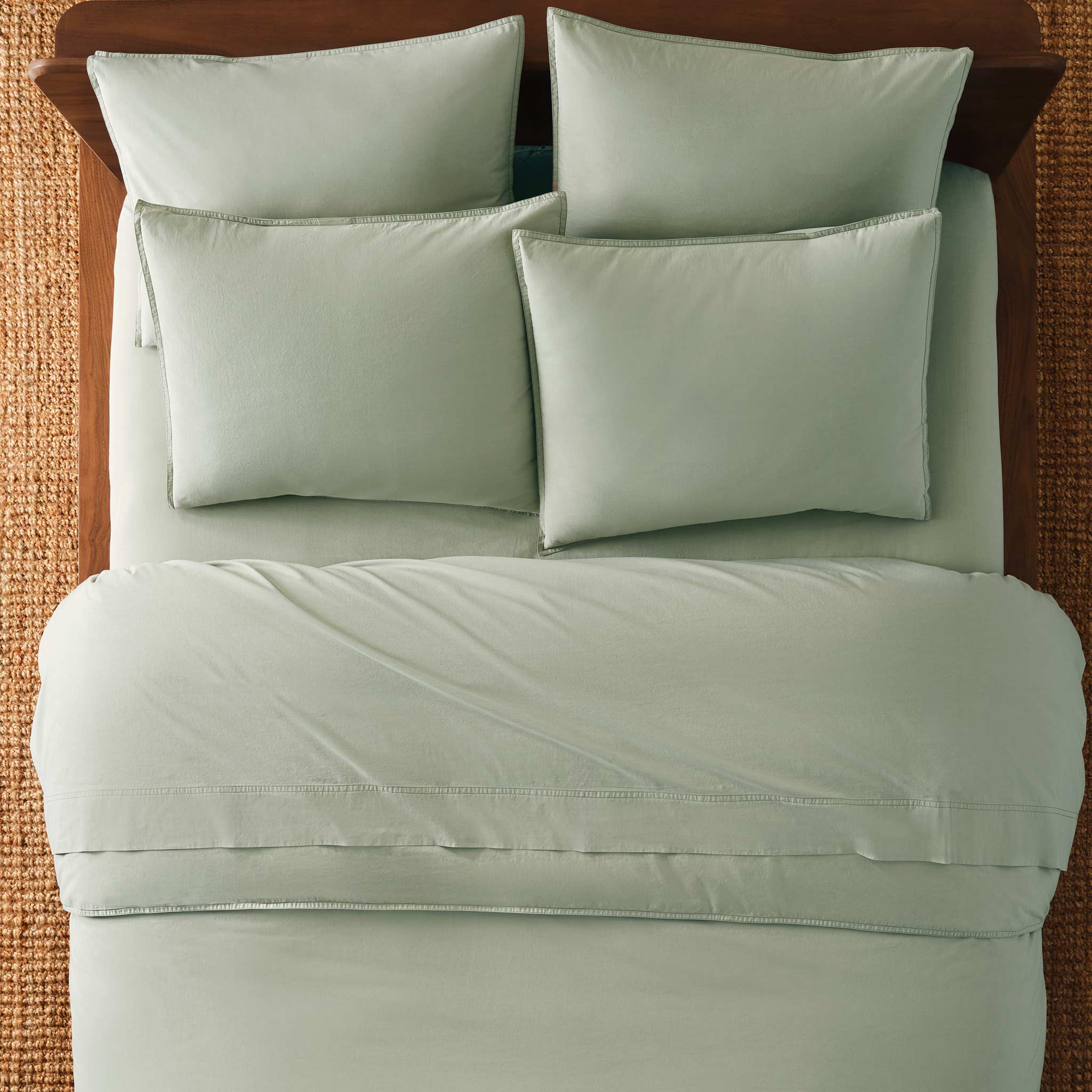 Washed Classic Percale Duvet Cover - Image 19