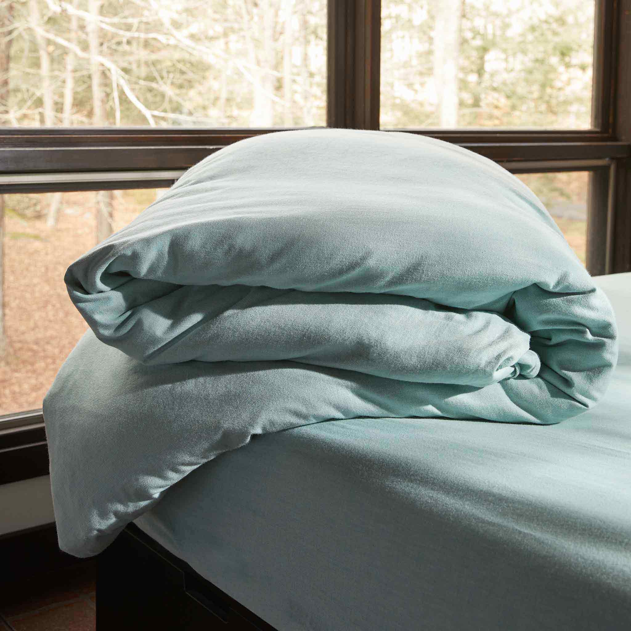 Heathered Cashmere Duvet Cover - Last Call - Image 15