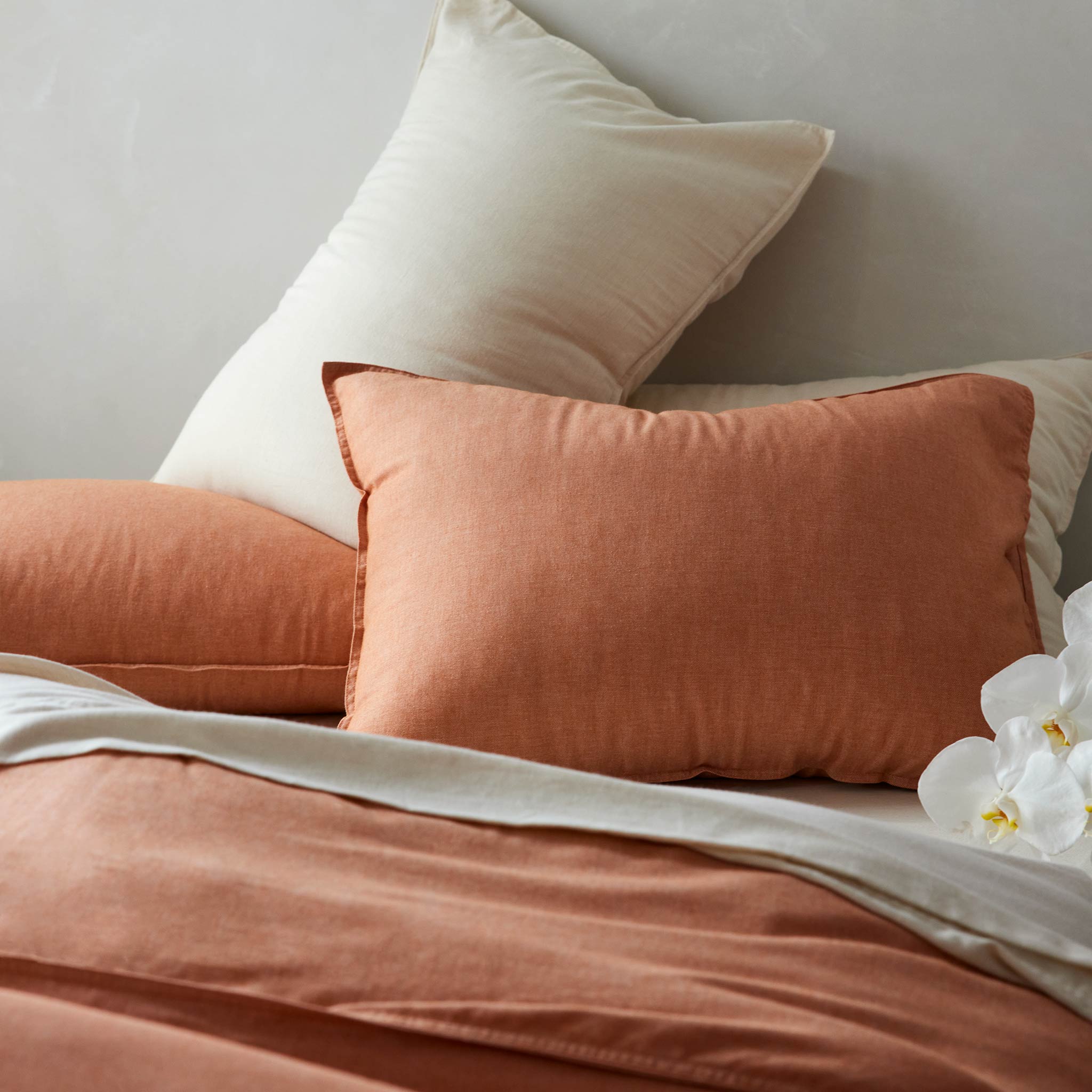 Heathered Cashmere Pillowcases - Last Call - Image 25