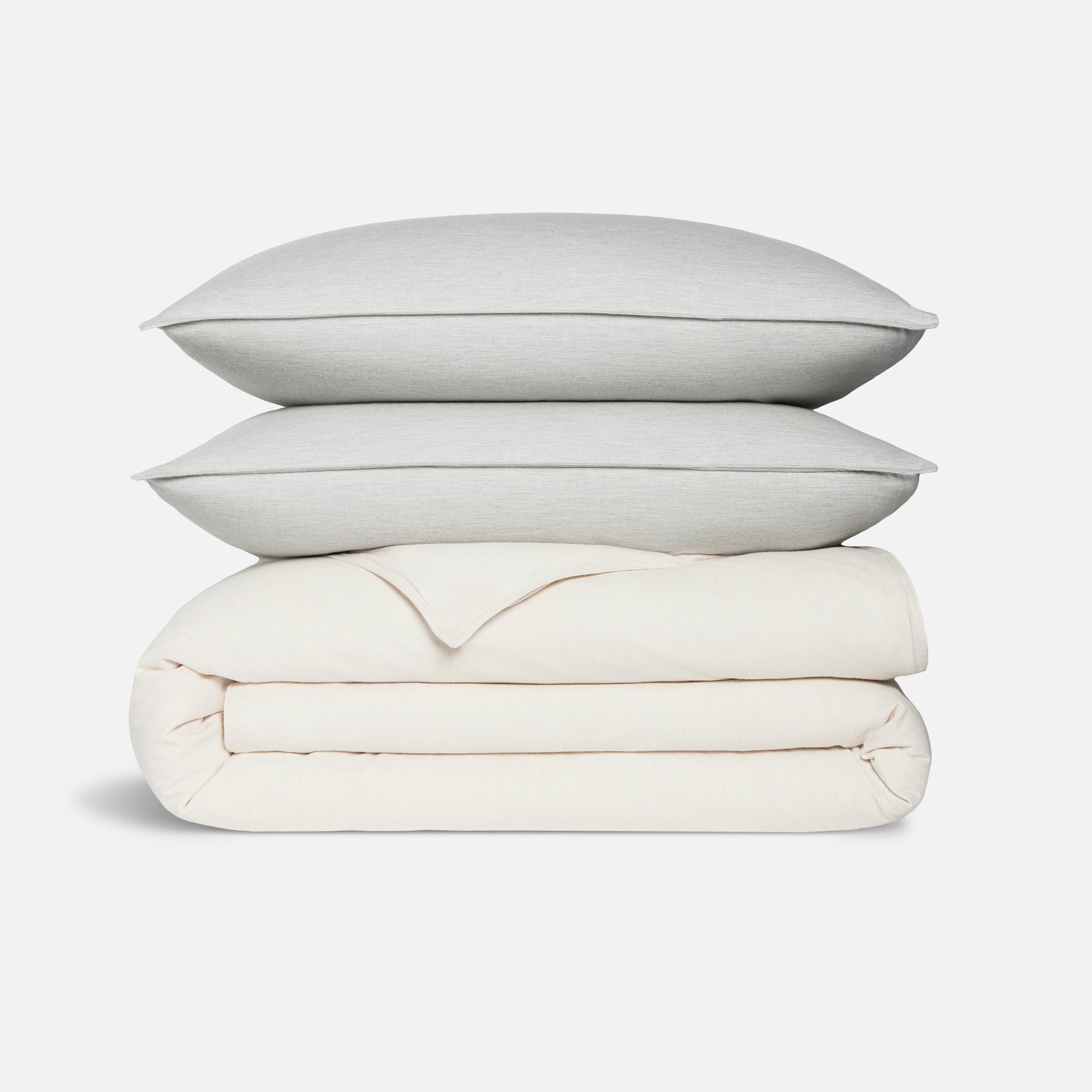 Heathered Cashmere Duvet Set - Image 2