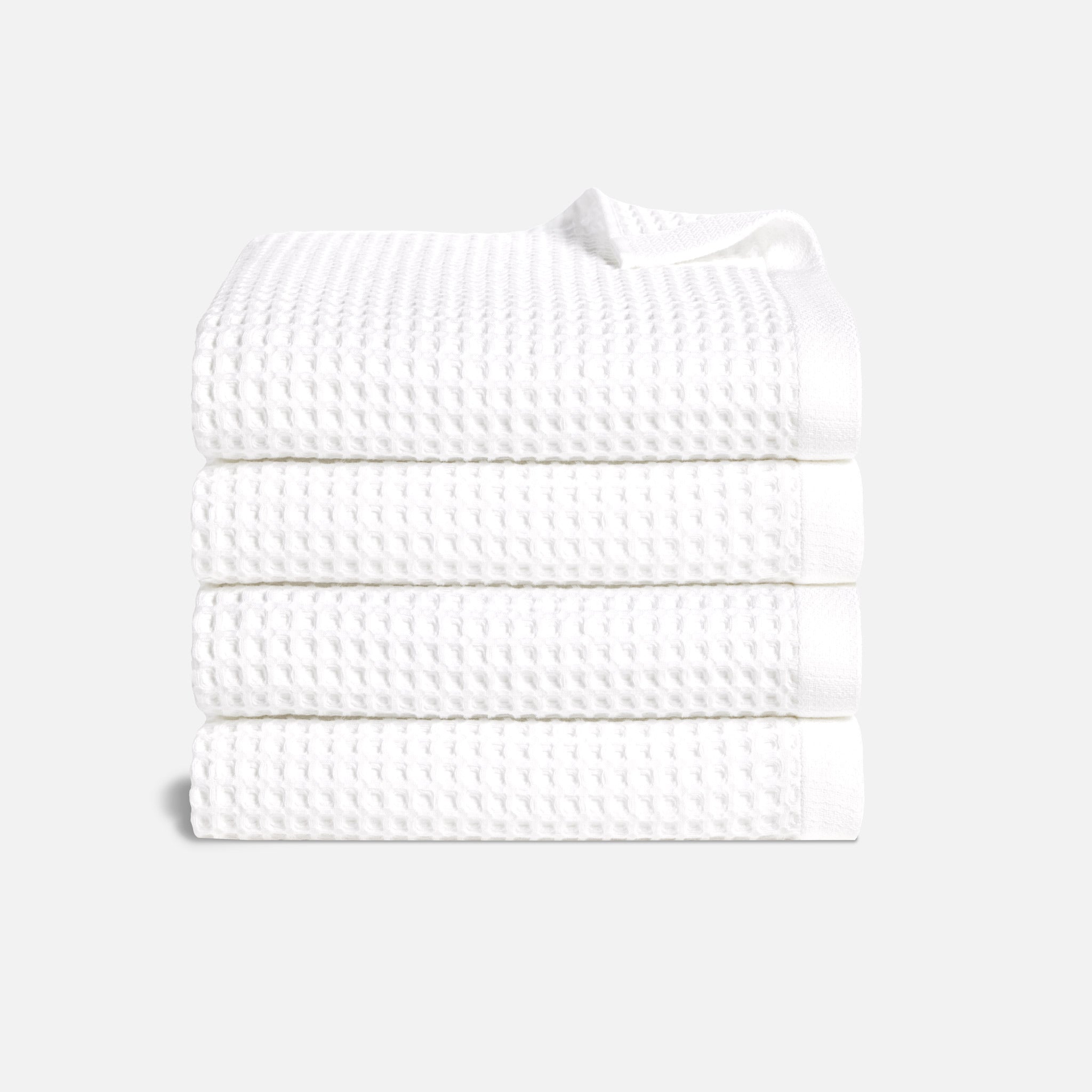 Dreamweave Waffle Set of 4 Bath Towel Bundle