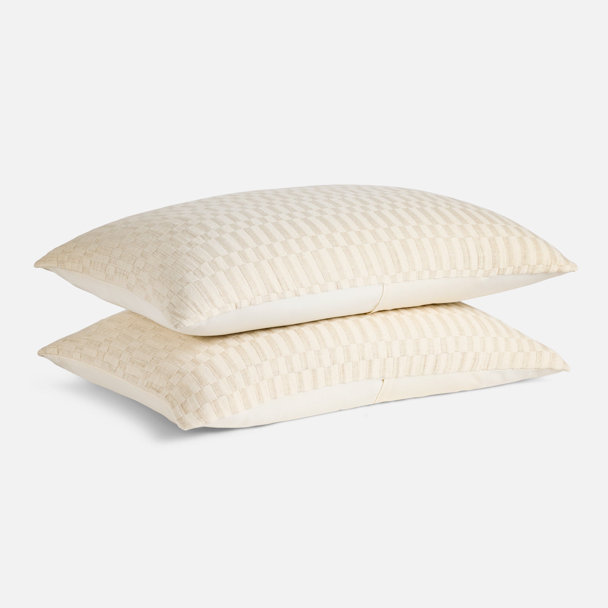 Woven Checkerboard Sham Set - Image 2