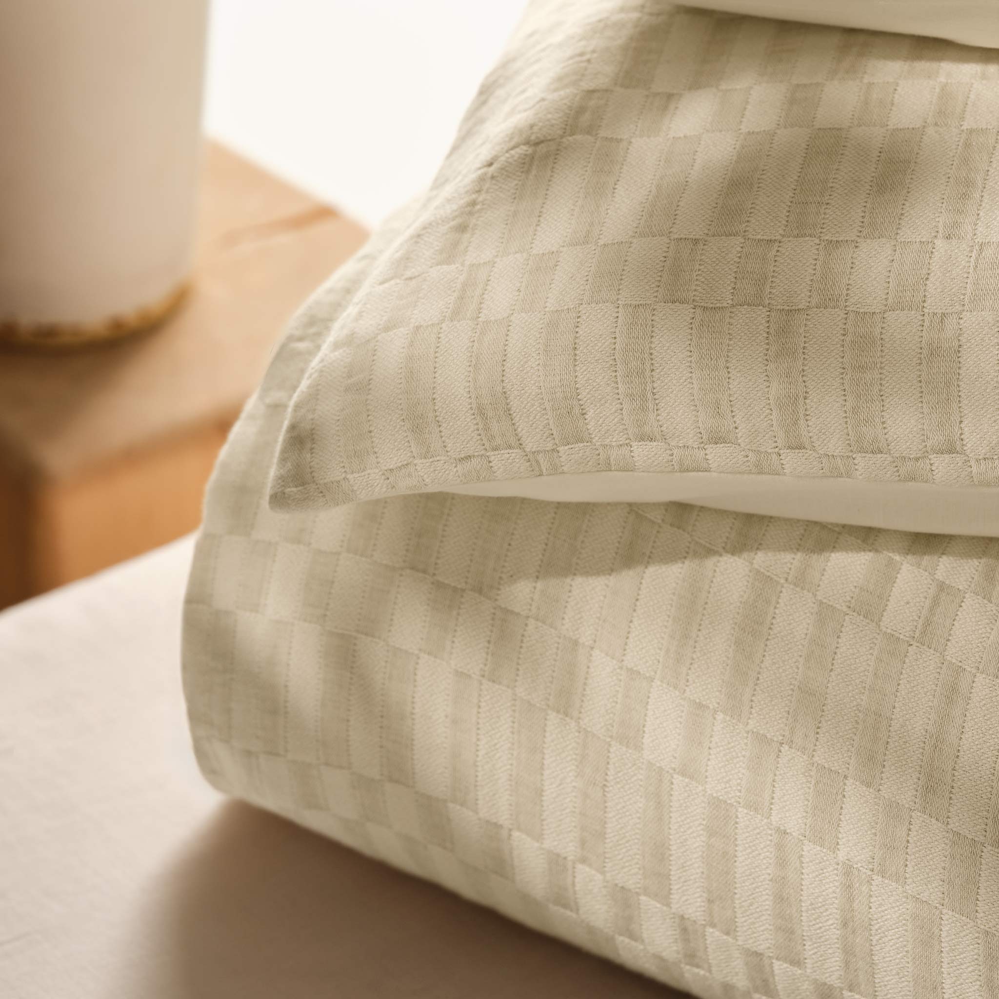 Woven Checkerboard Sham Set - Image 3