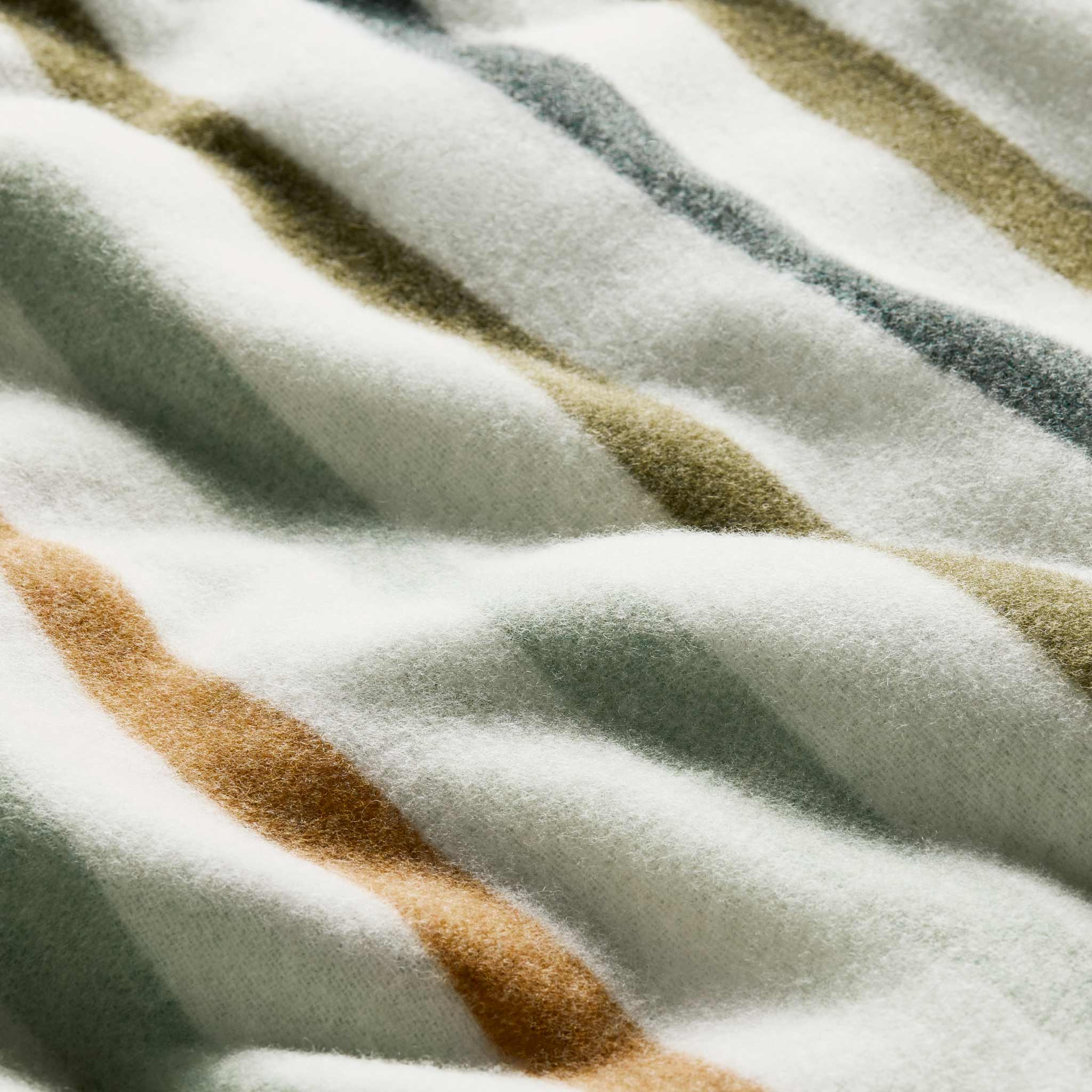 Striped Lambswool Throw Blanket - Image 11
