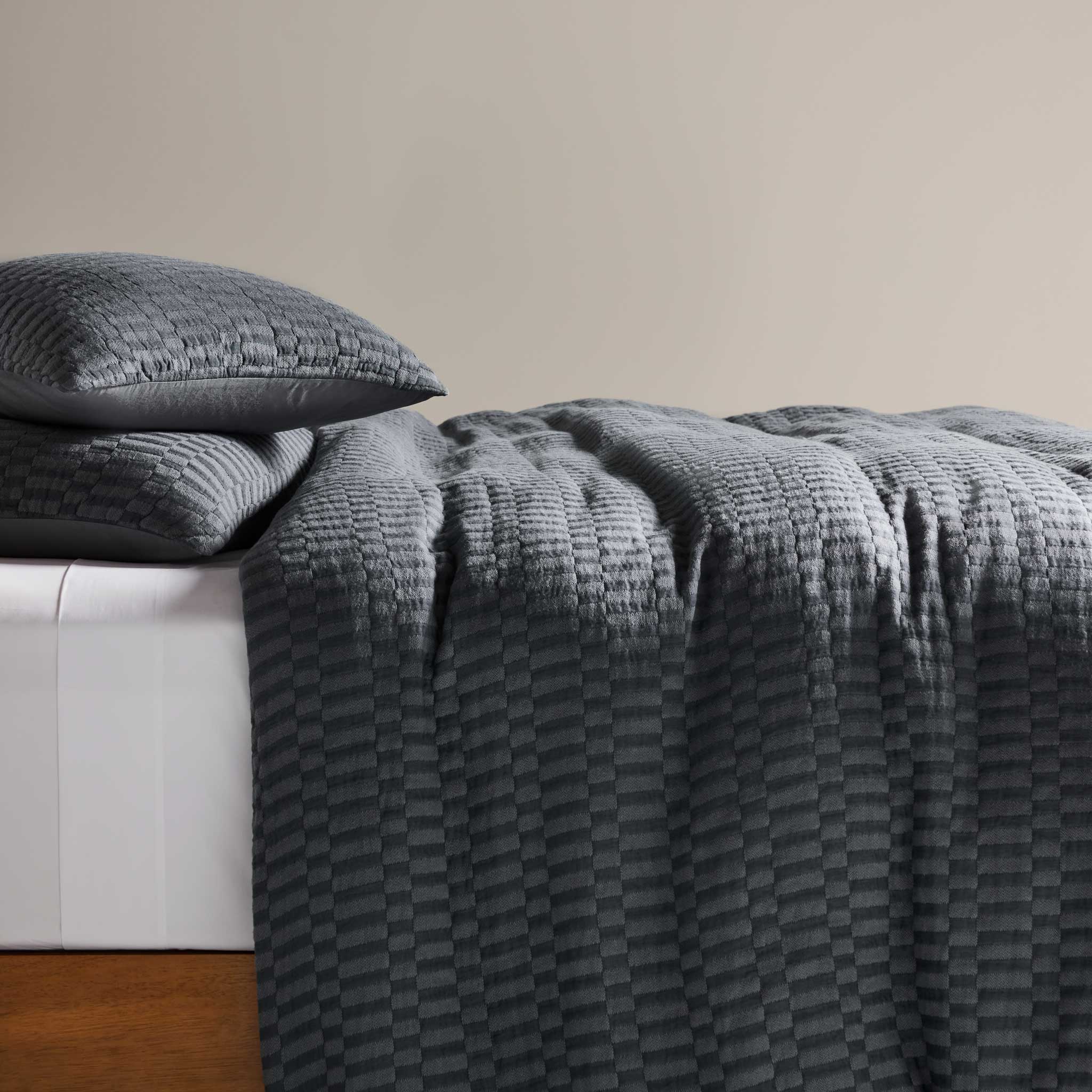 Woven Checkerboard Sham Set - Image 11