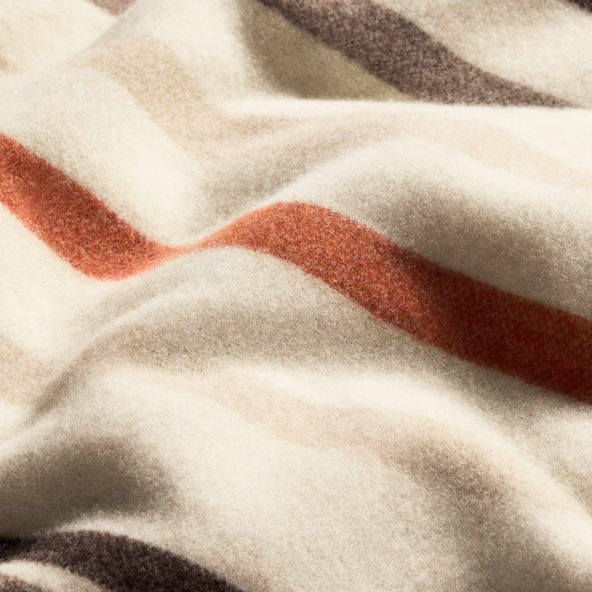 Striped Lambswool Throw Blanket - Image 6