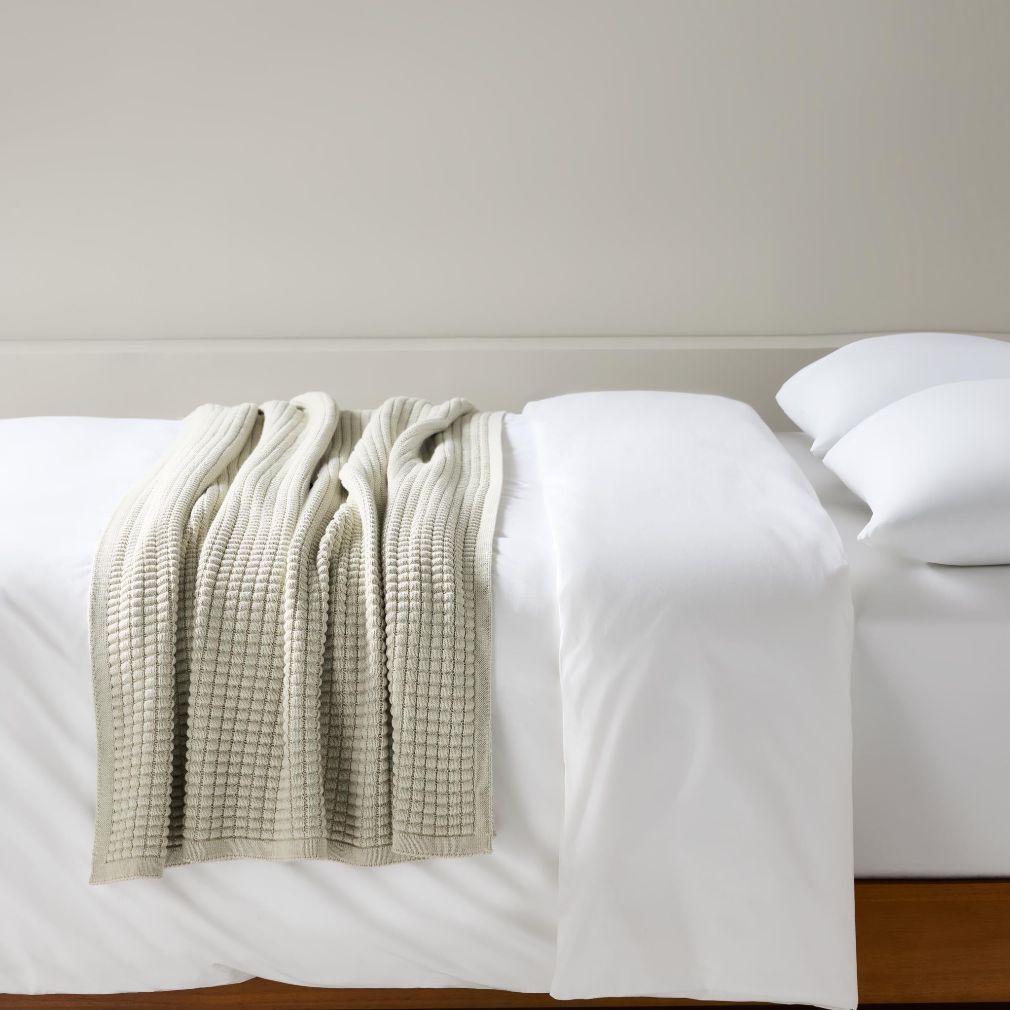 Grid Knit Cotton Throw Blanket - Last Call - Image 21