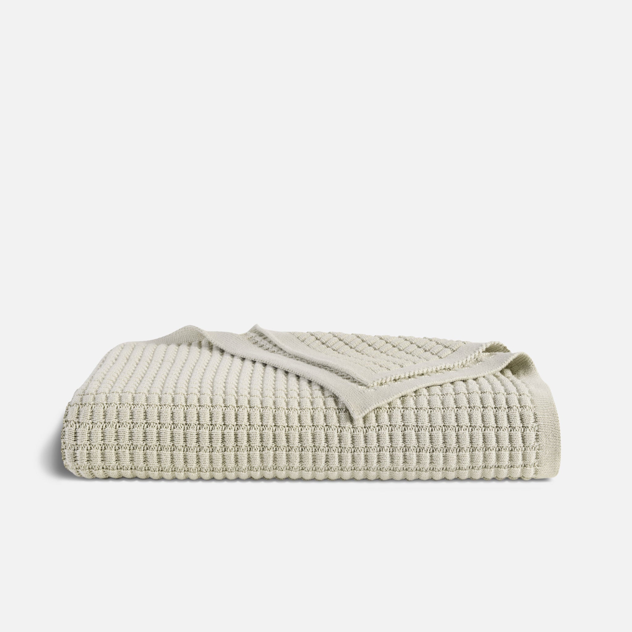 Grid Knit Cotton Throw Blanket - Last Call - Image 19