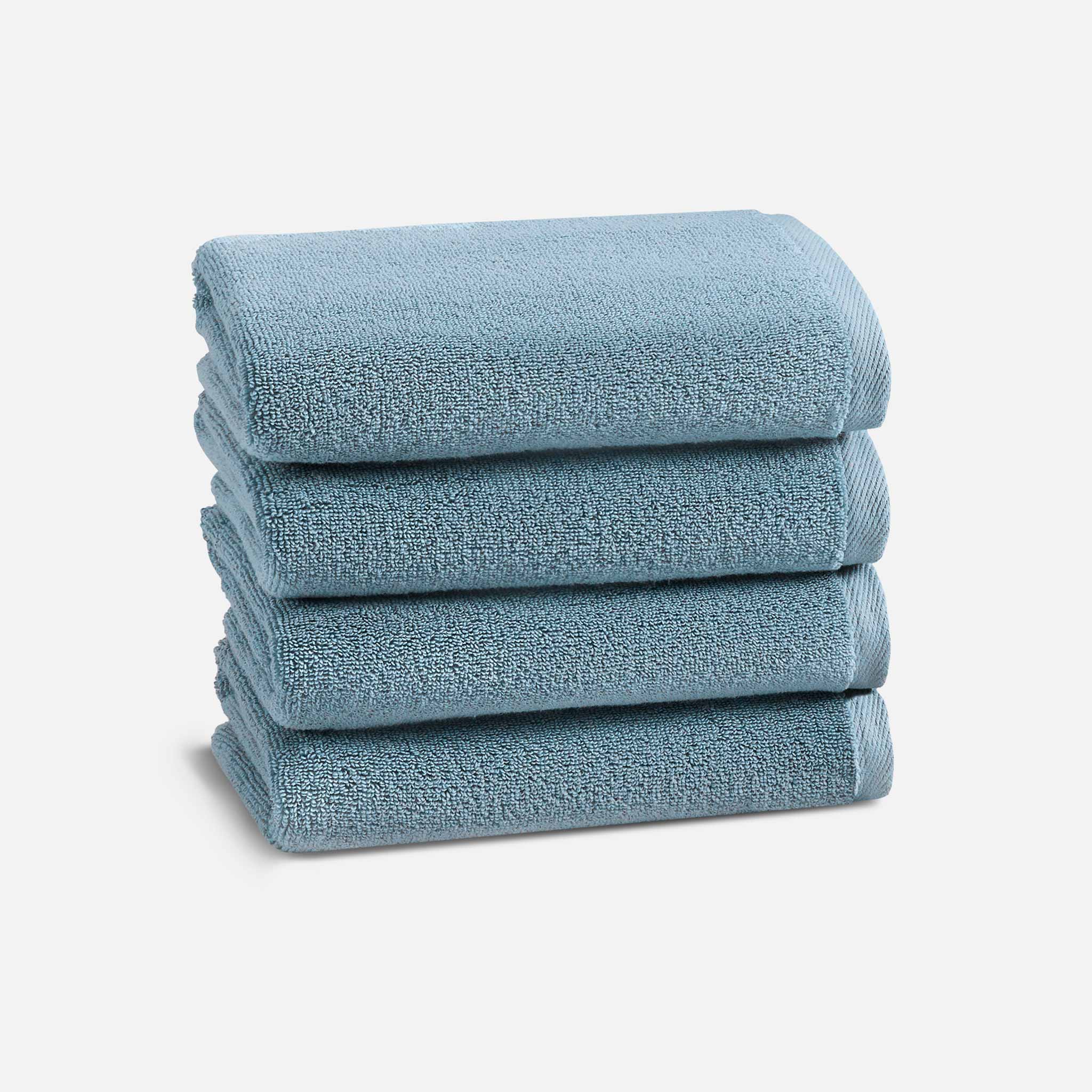 Plush Turkish Cotton Set of 4 Bath Towel Bundle - Image 11