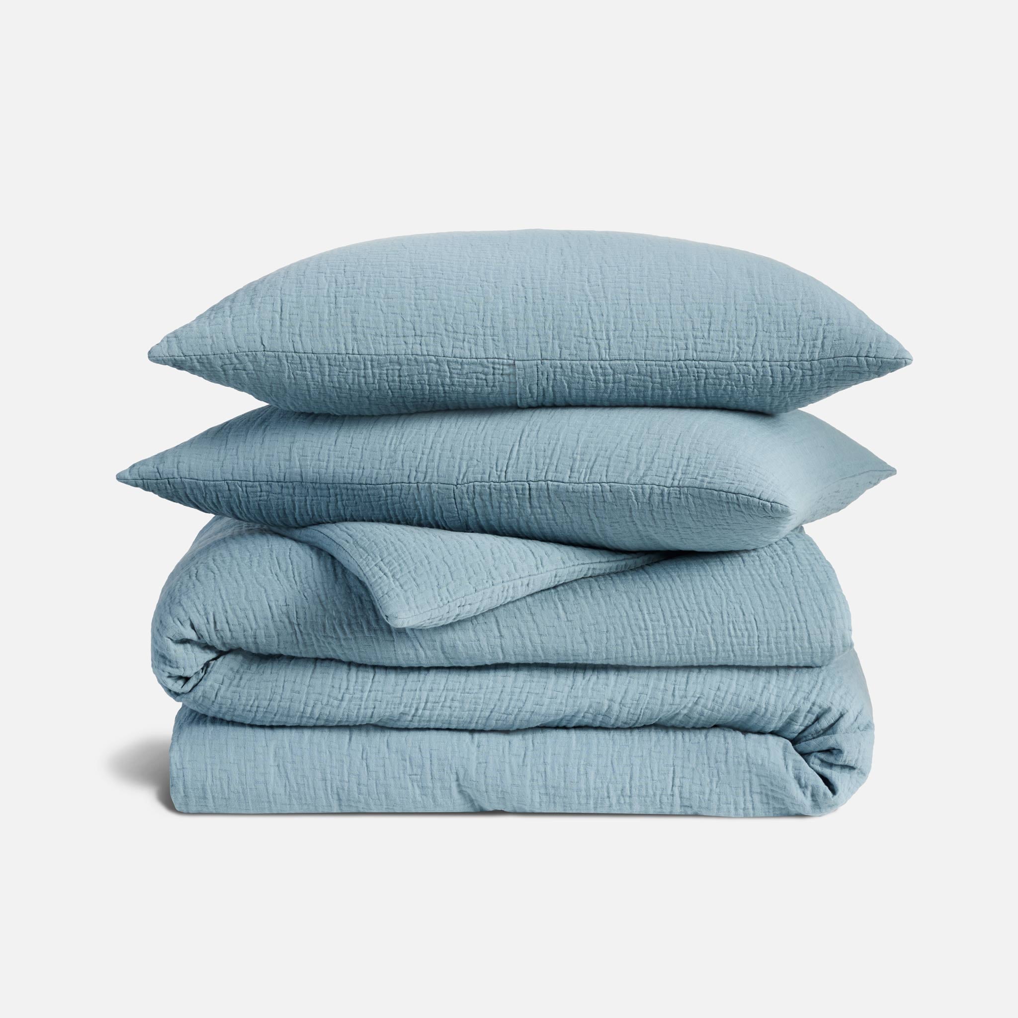 Breezeweave Crinkle Cotton Duvet Set - Image 13