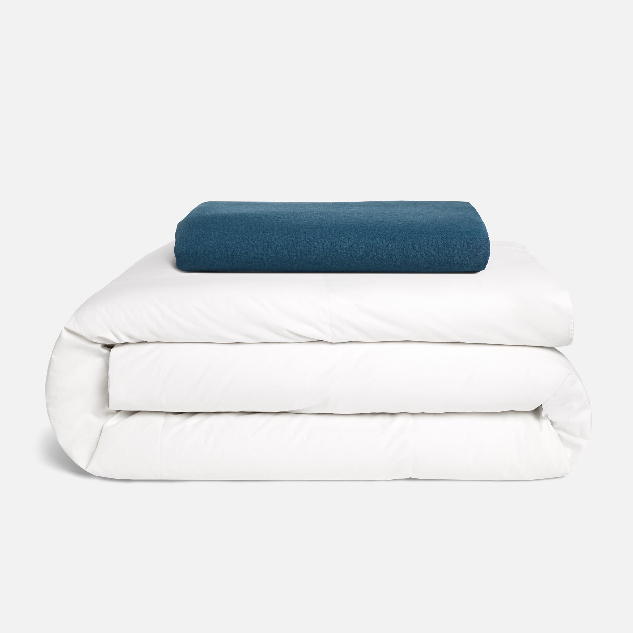 Washed European Linen Duvet Set Bundle - Image 29
