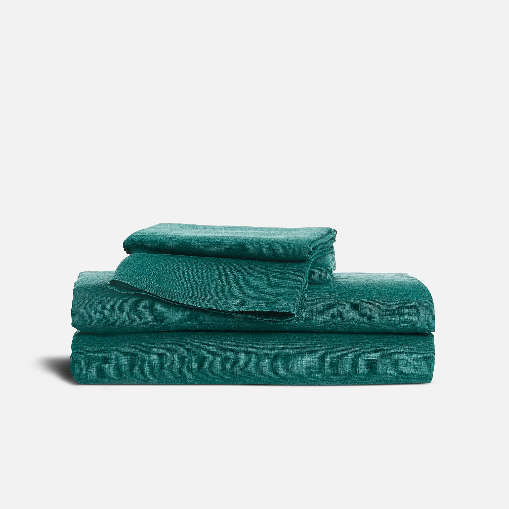Washed European Linen Core Sheet Set - Image 23
