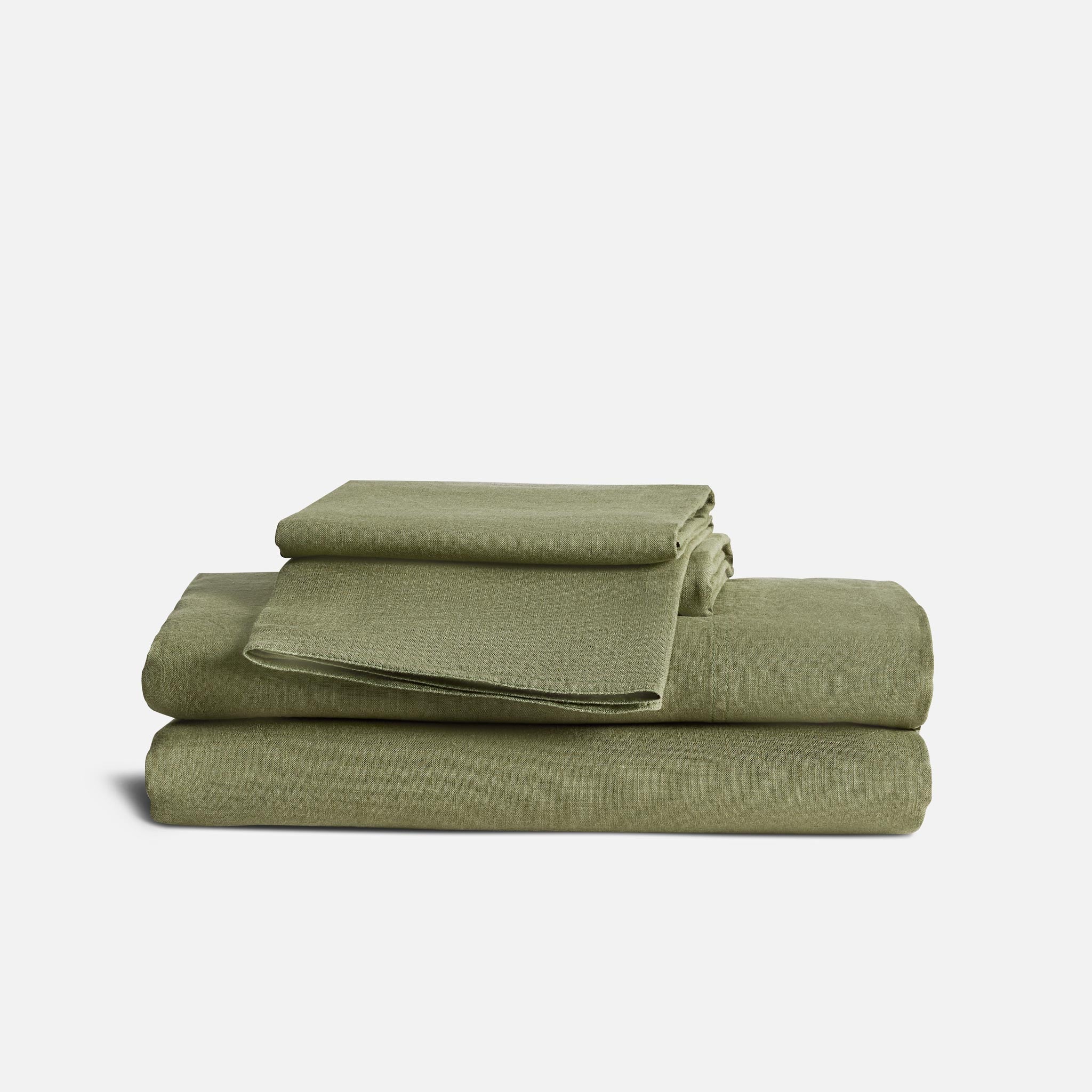 Washed European Linen Core Sheet Set - Image 28
