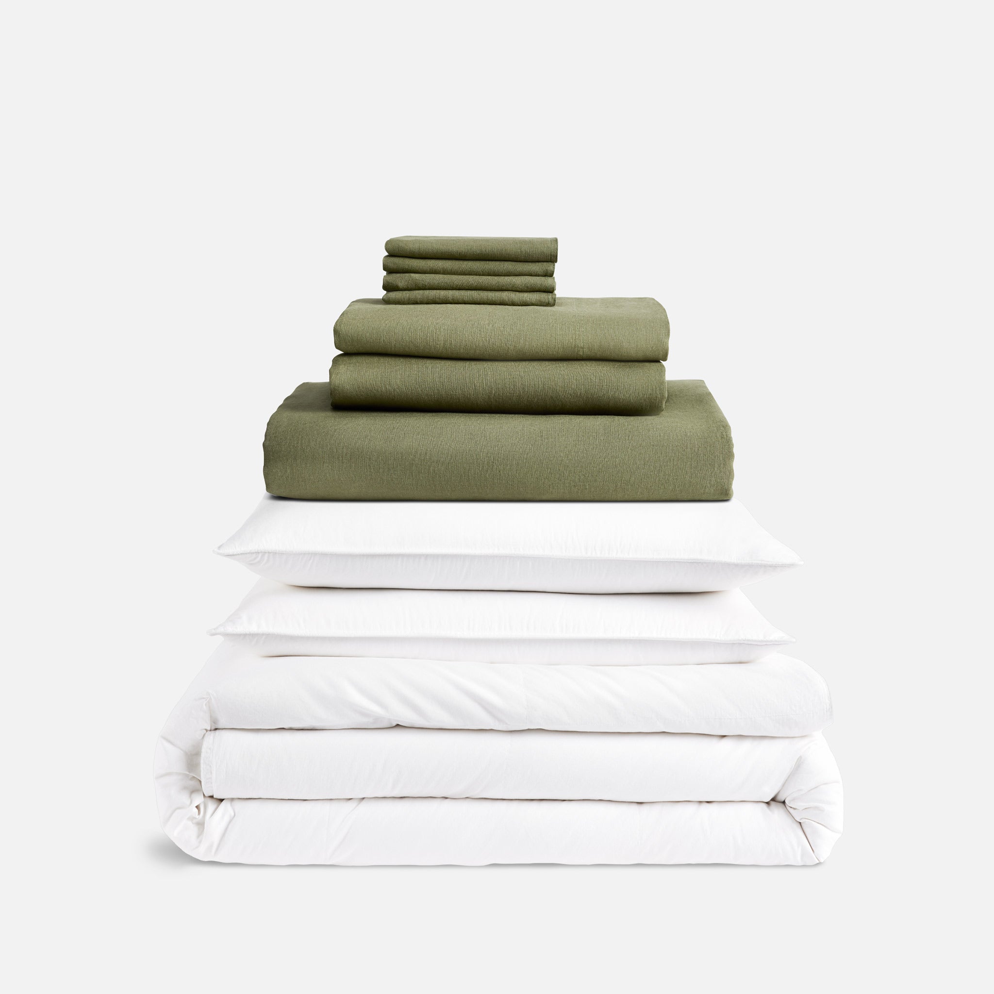 Washed European Linen Bedding Move-In Bundle - Image 20