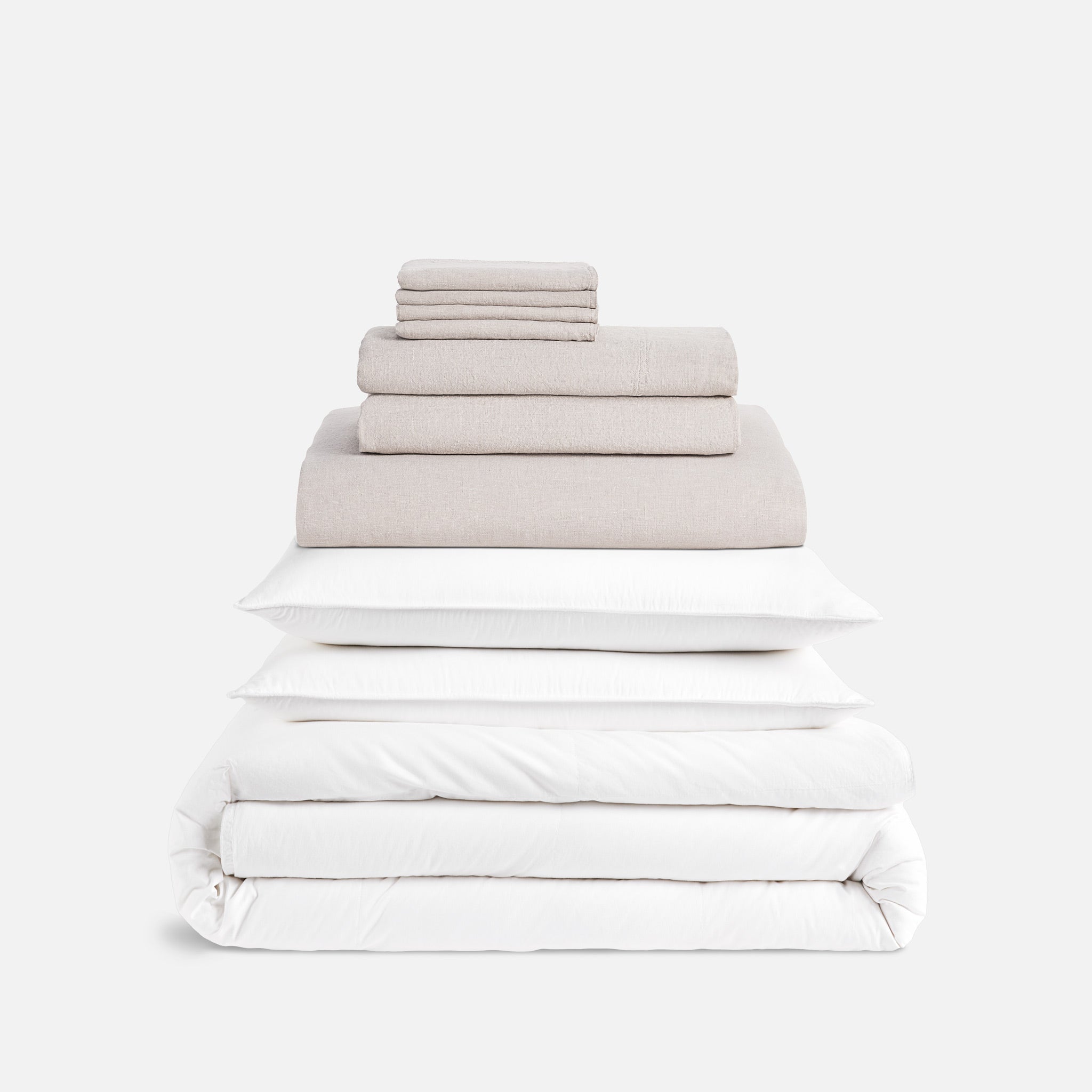 Washed European Linen Bedding Move-In Bundle - Image 30