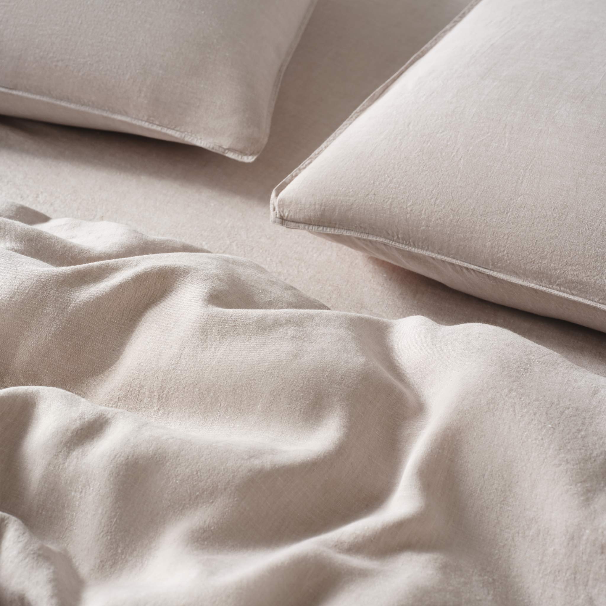 Washed European Linen Duvet Set Bundle - Image 19