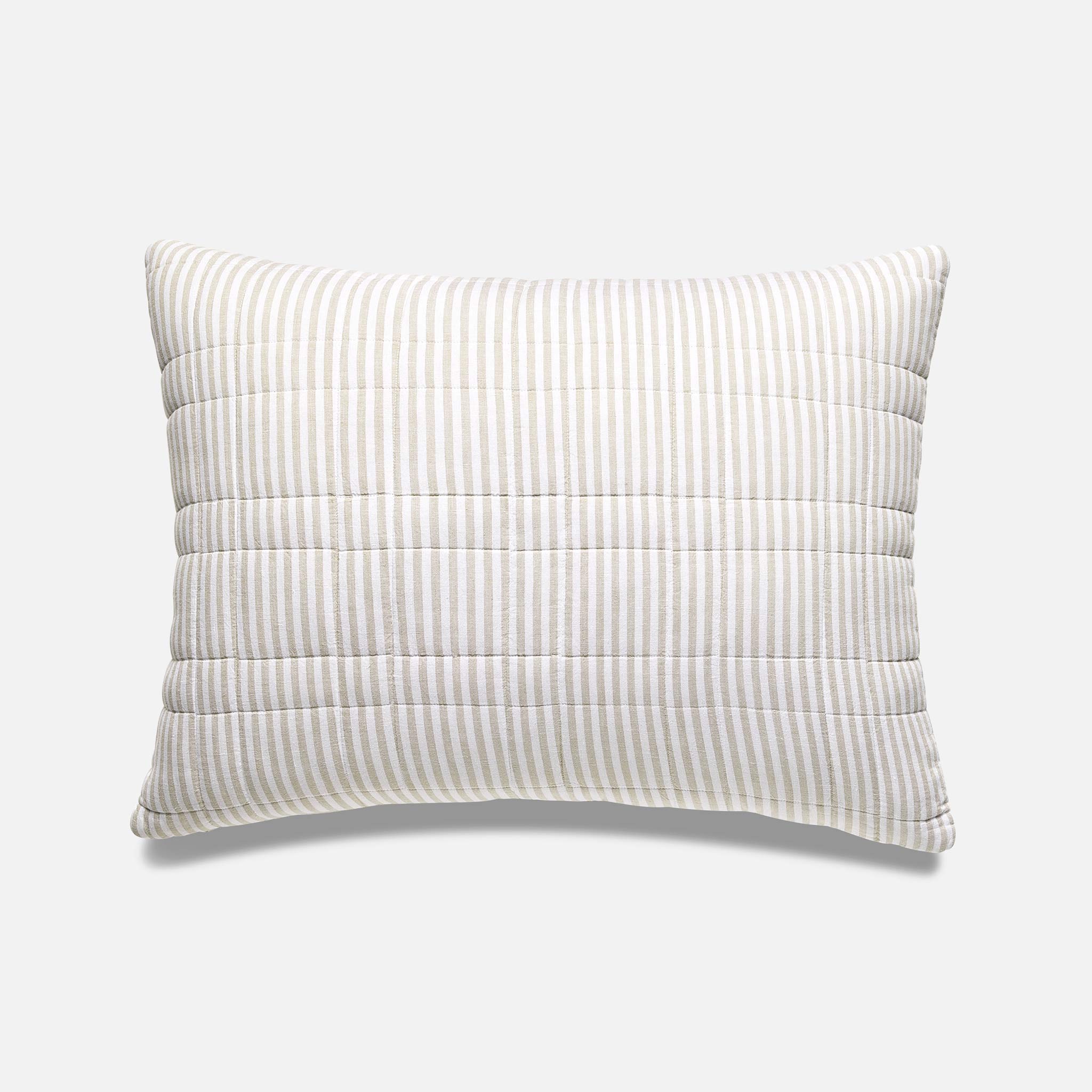 Washed European Linen Quilted Sham Set - Image 13