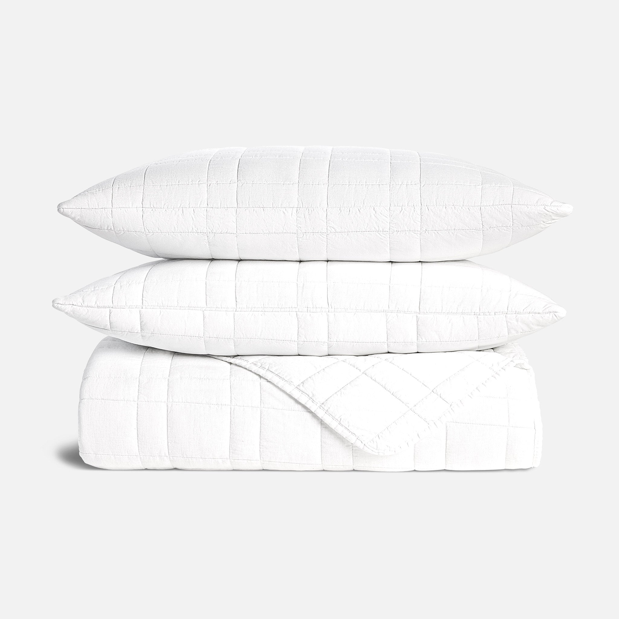 Washed European Linen Quilt Set - Image 2