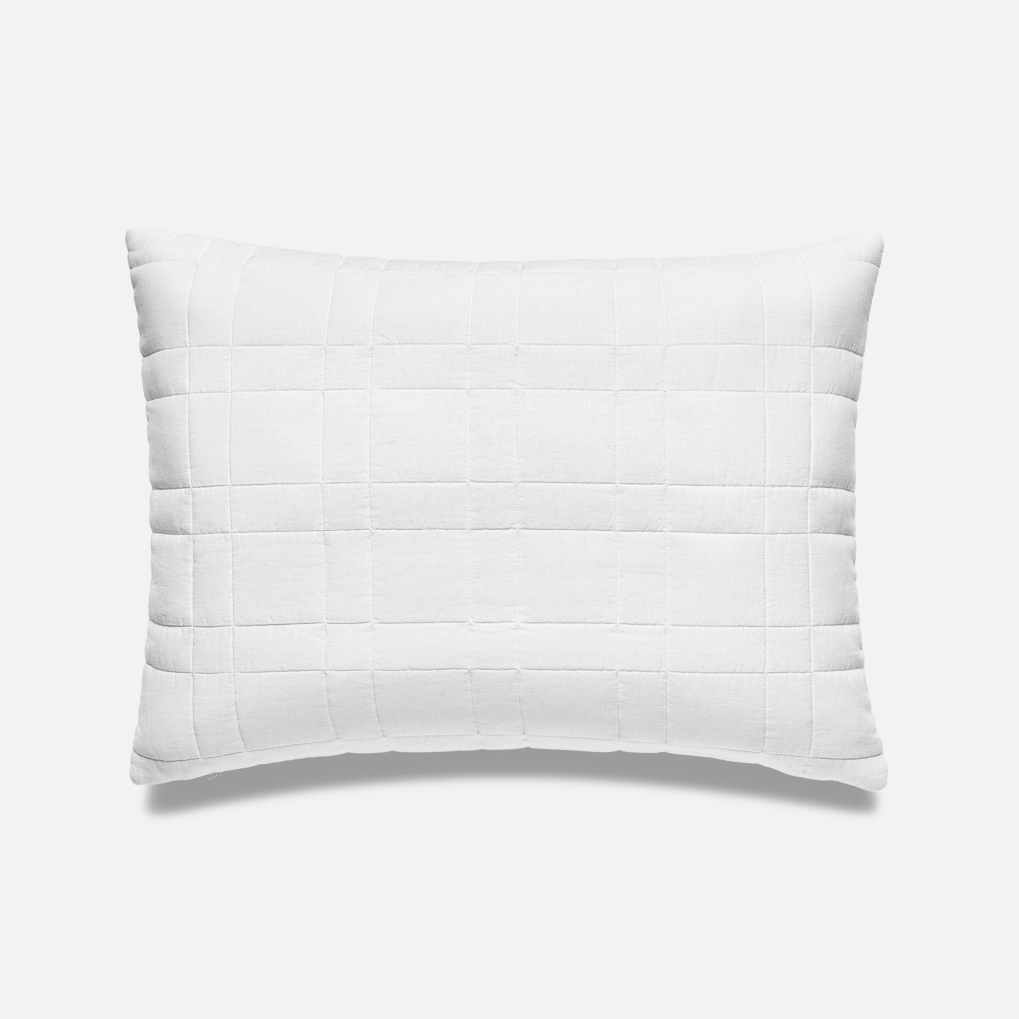 Washed European Linen Quilted Sham Set - Image 5