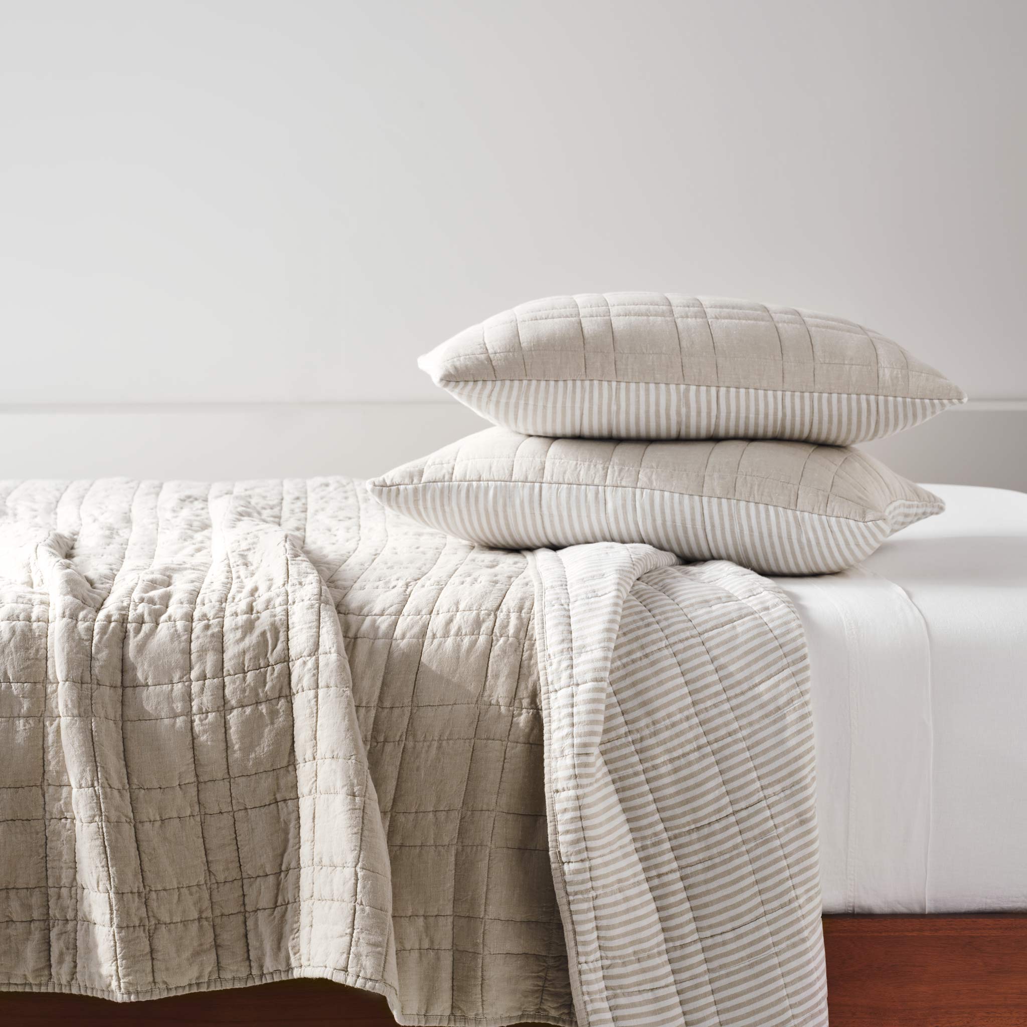 Washed European Linen Quilt - Image 16