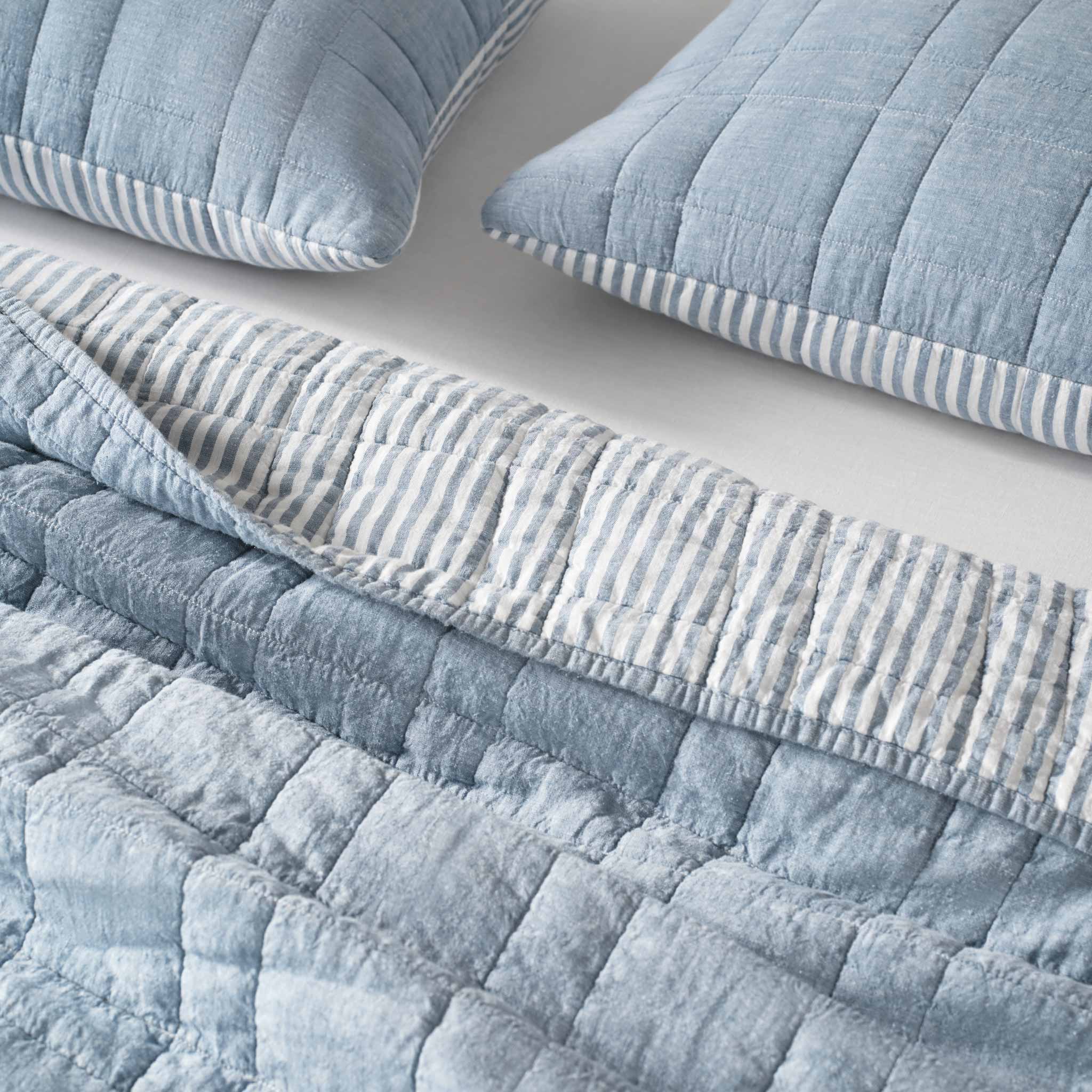 Washed European Linen Quilt - Image 19