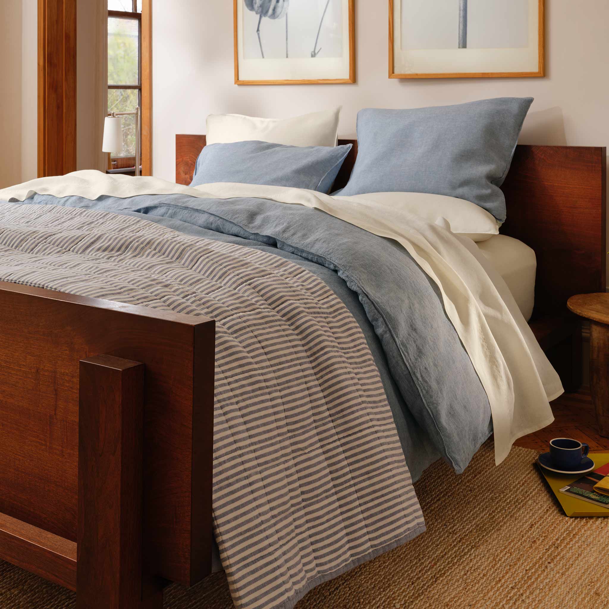 Washed European Linen Quilt Set - Image 21