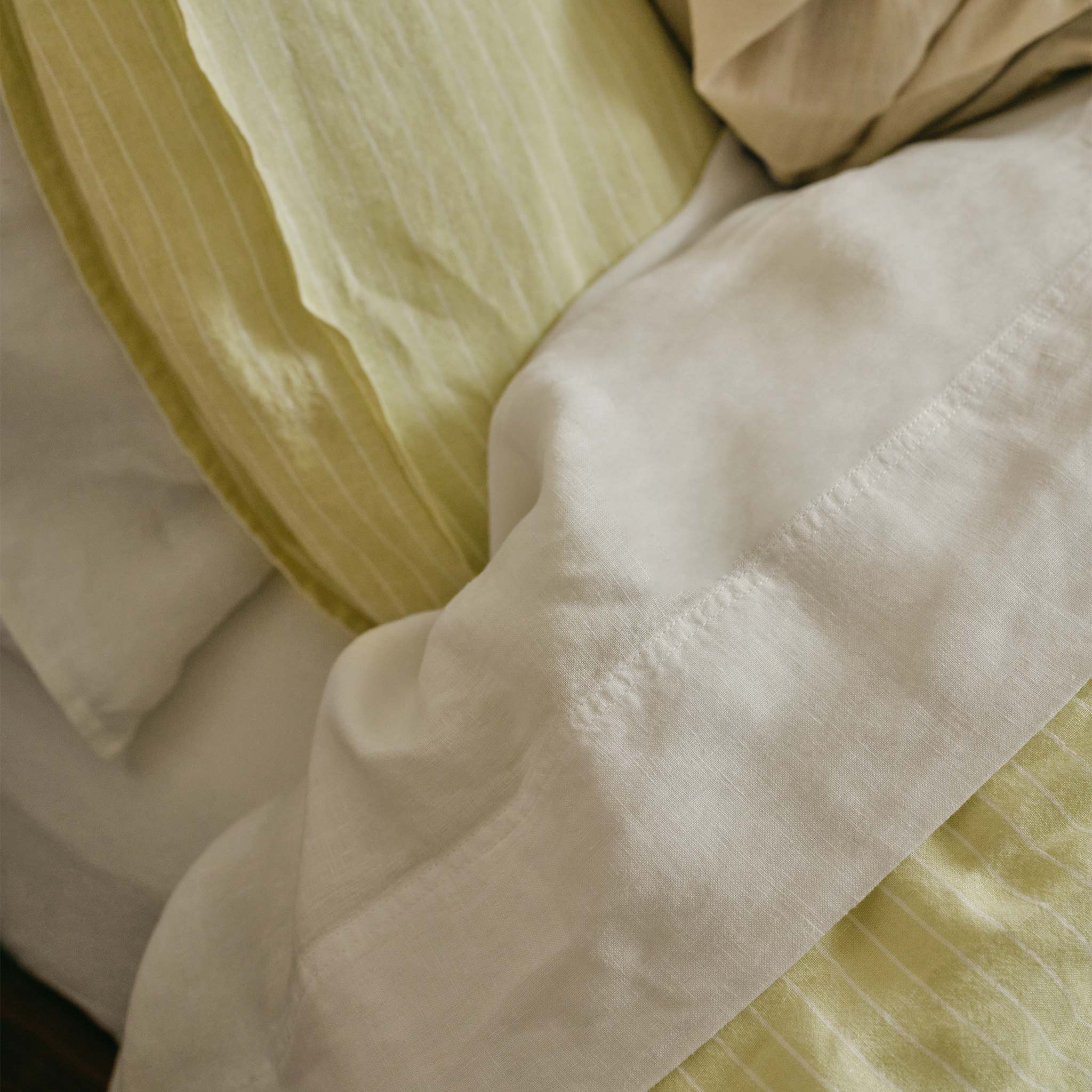 Washed European Linen Core Sheet Set - Image 7