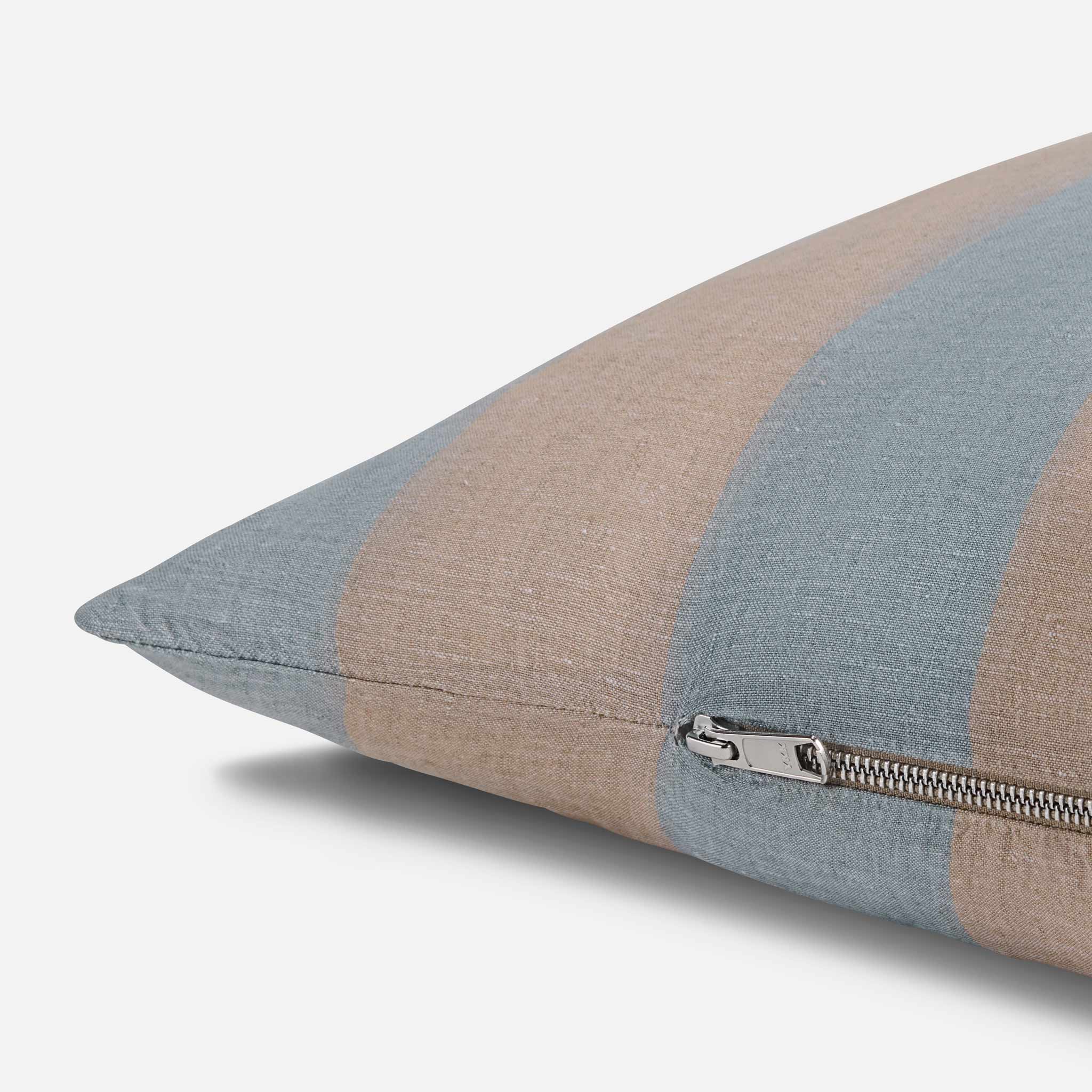Washed European Linen Lumbar Pillow Cover - Image 27