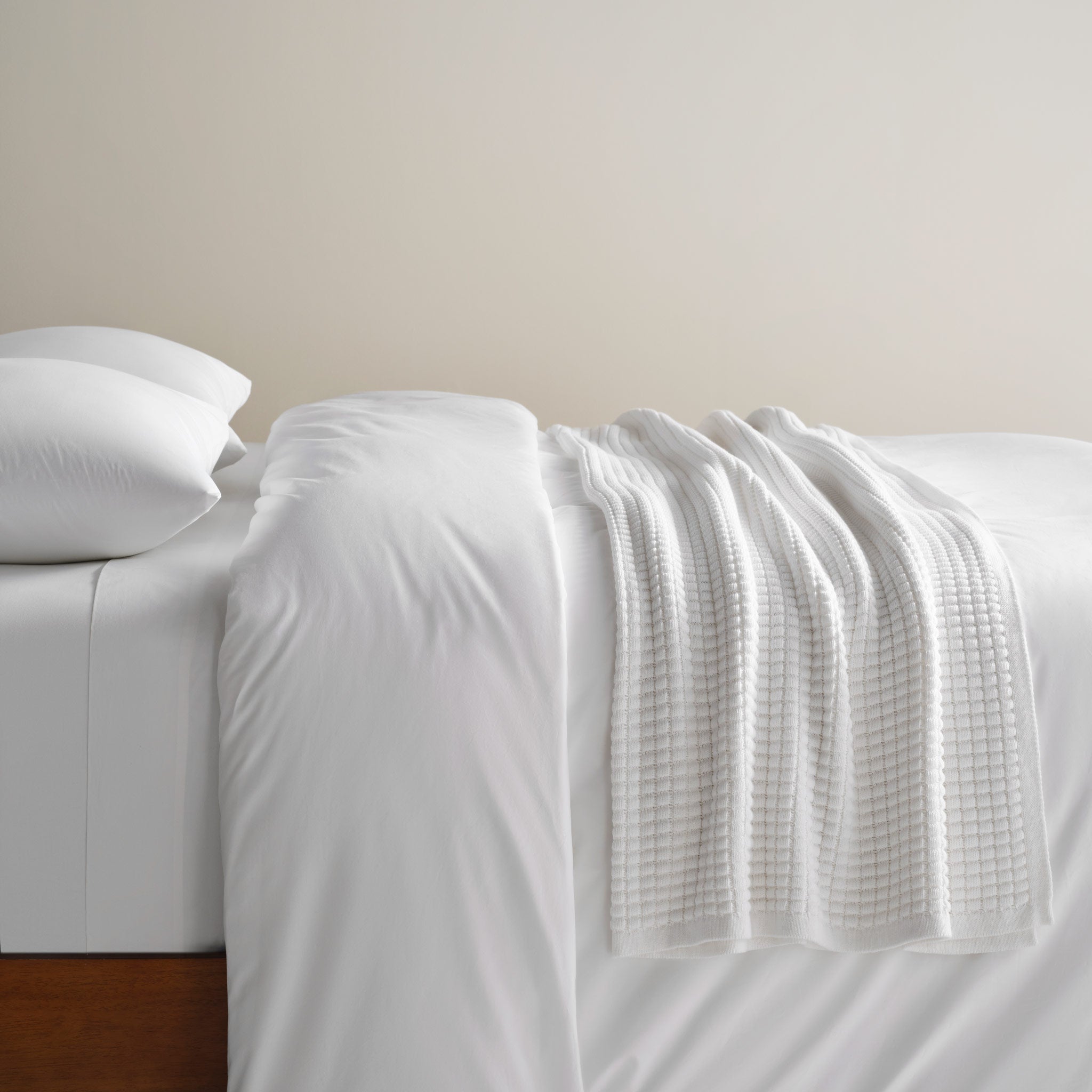 Grid Knit Cotton Throw Blanket - Last Call - Image 25
