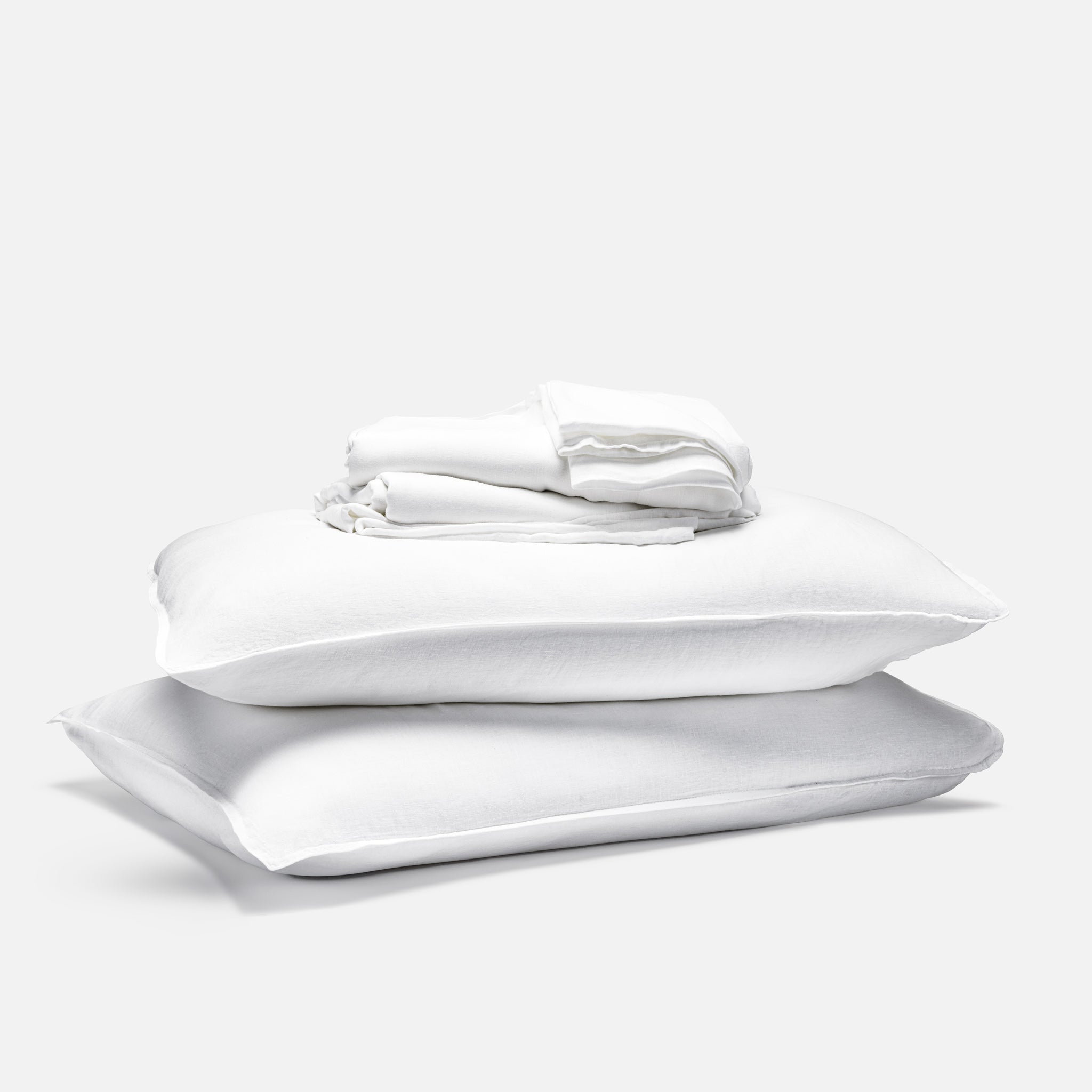 Washed European Linen Core Sheet Set - Image 2