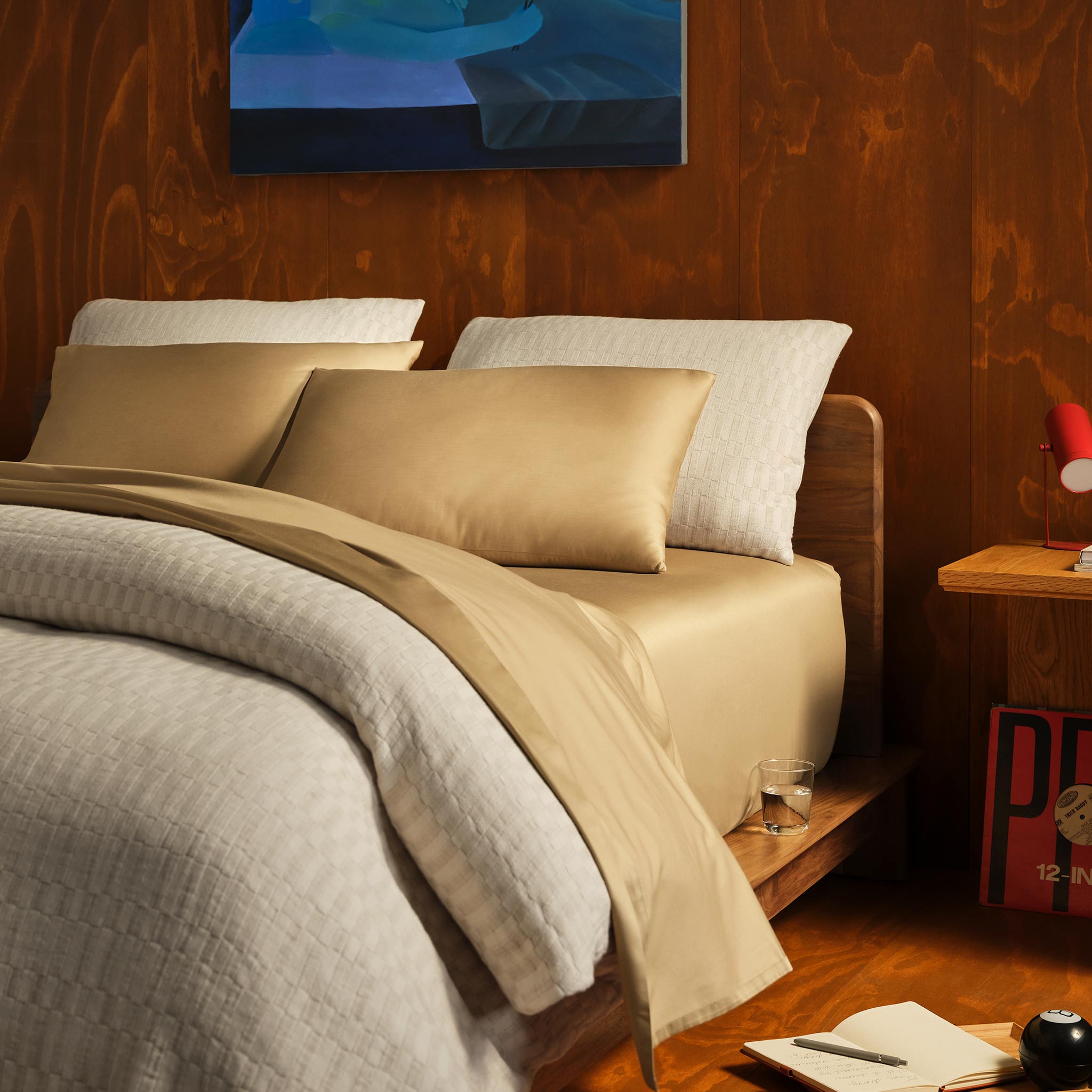 Woven Checkerboard Duvet Cover - Image 5