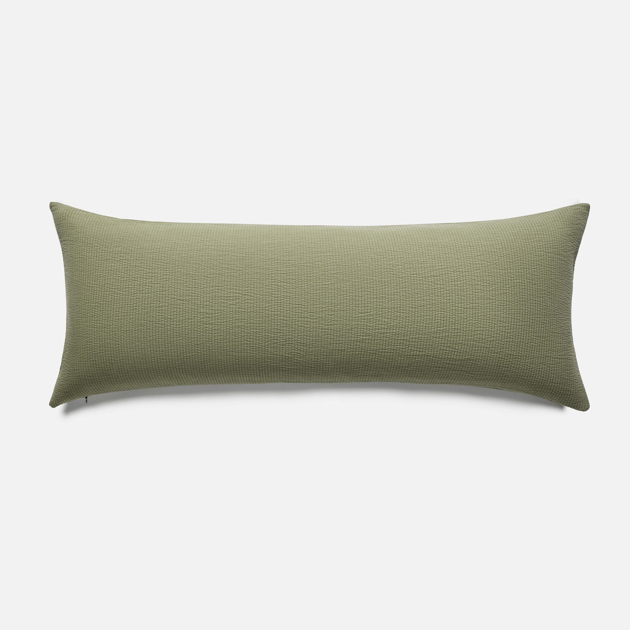 Ribbed Matelasse Lumbar Pillow Cover - Image 5