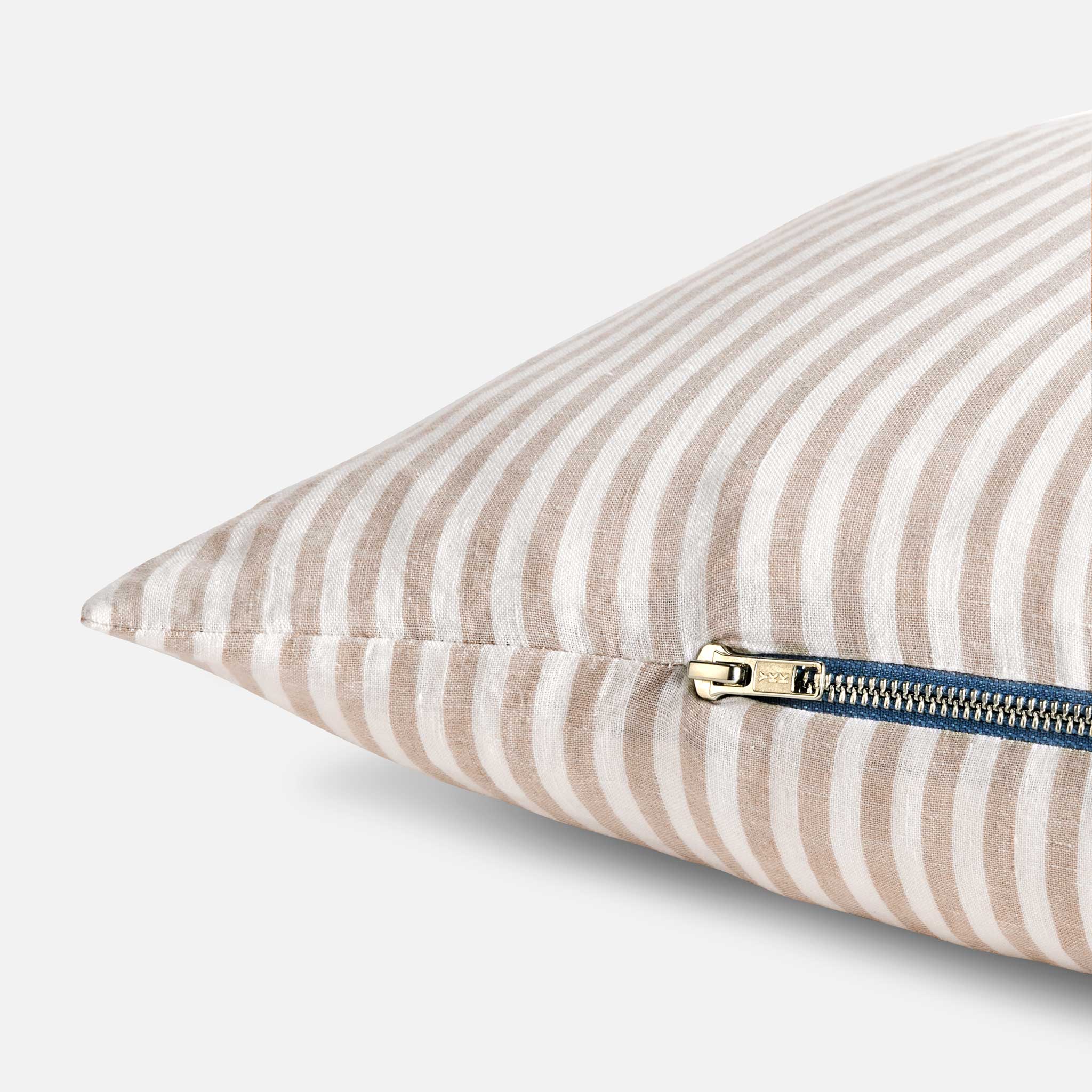 Washed European Linen Lumbar Pillow Cover - Image 3