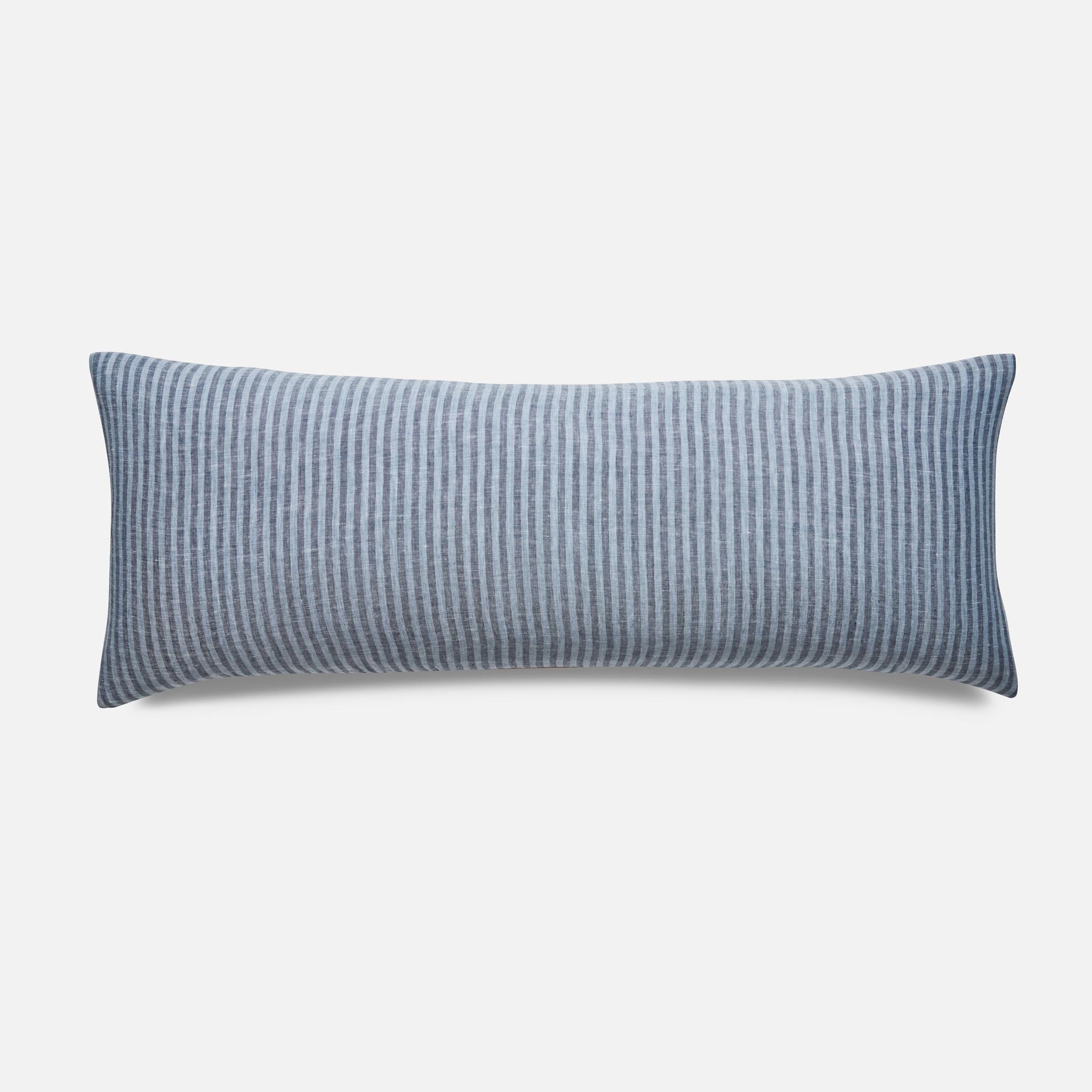 Washed European Linen Lumbar Pillow Cover - Image 8