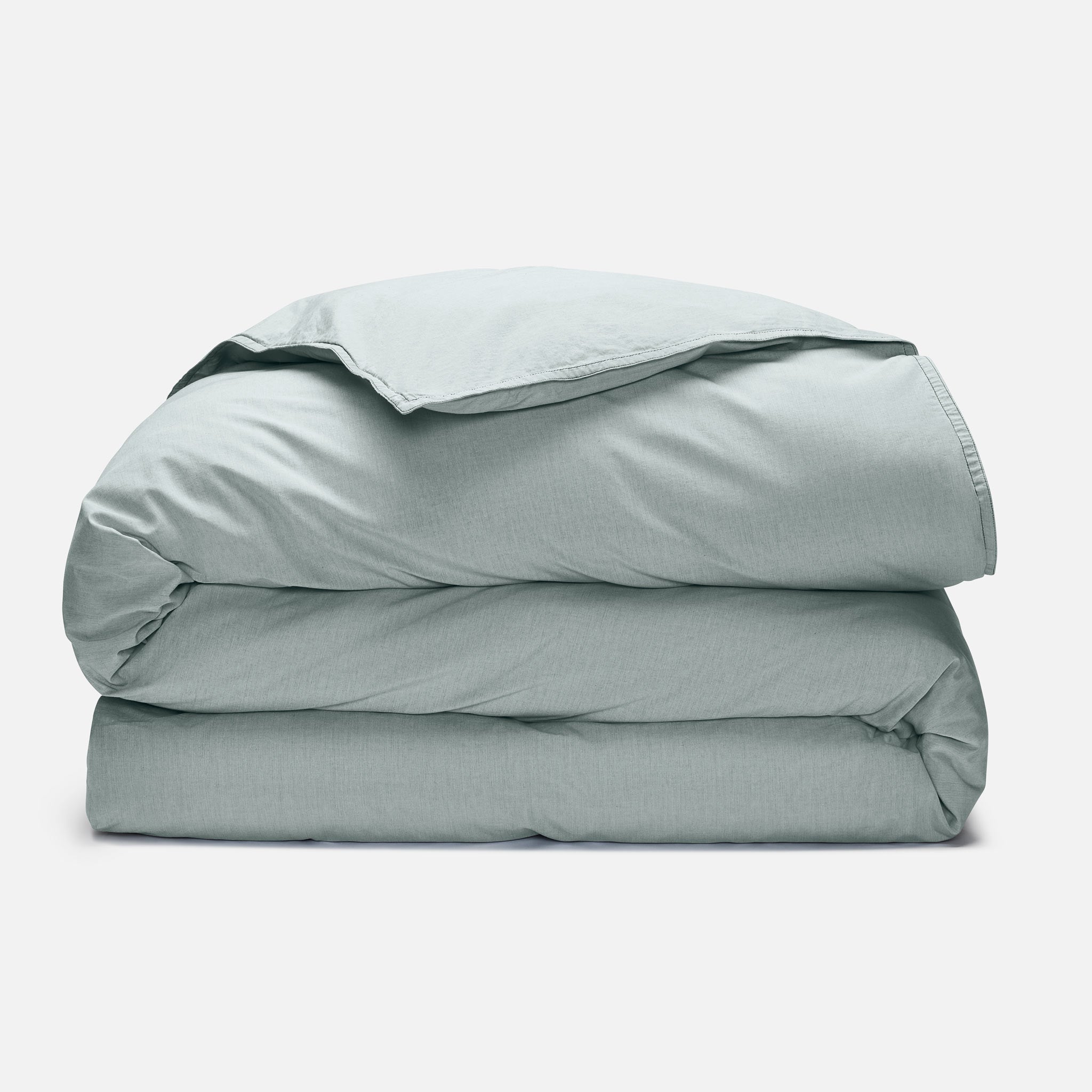 Washed Classic Percale Duvet Cover - Image 11