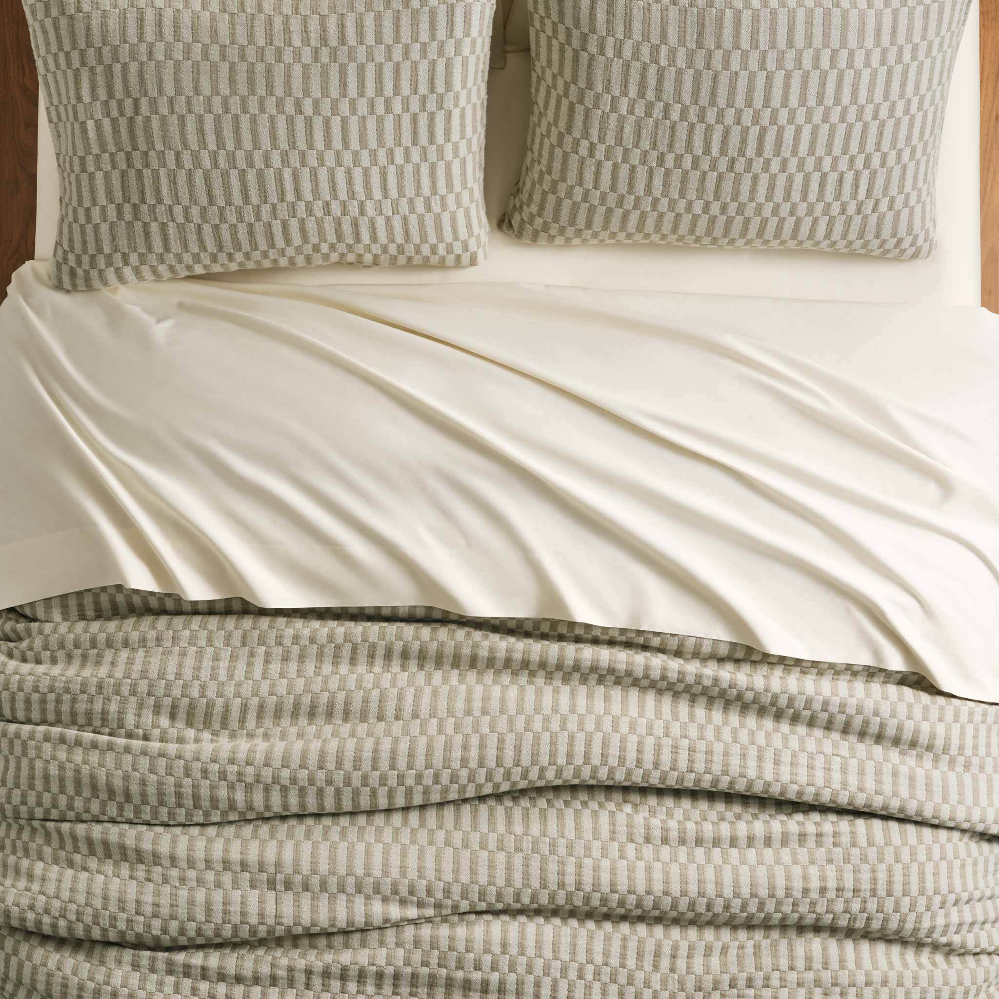 Woven Checkerboard Sham Set - Image 18