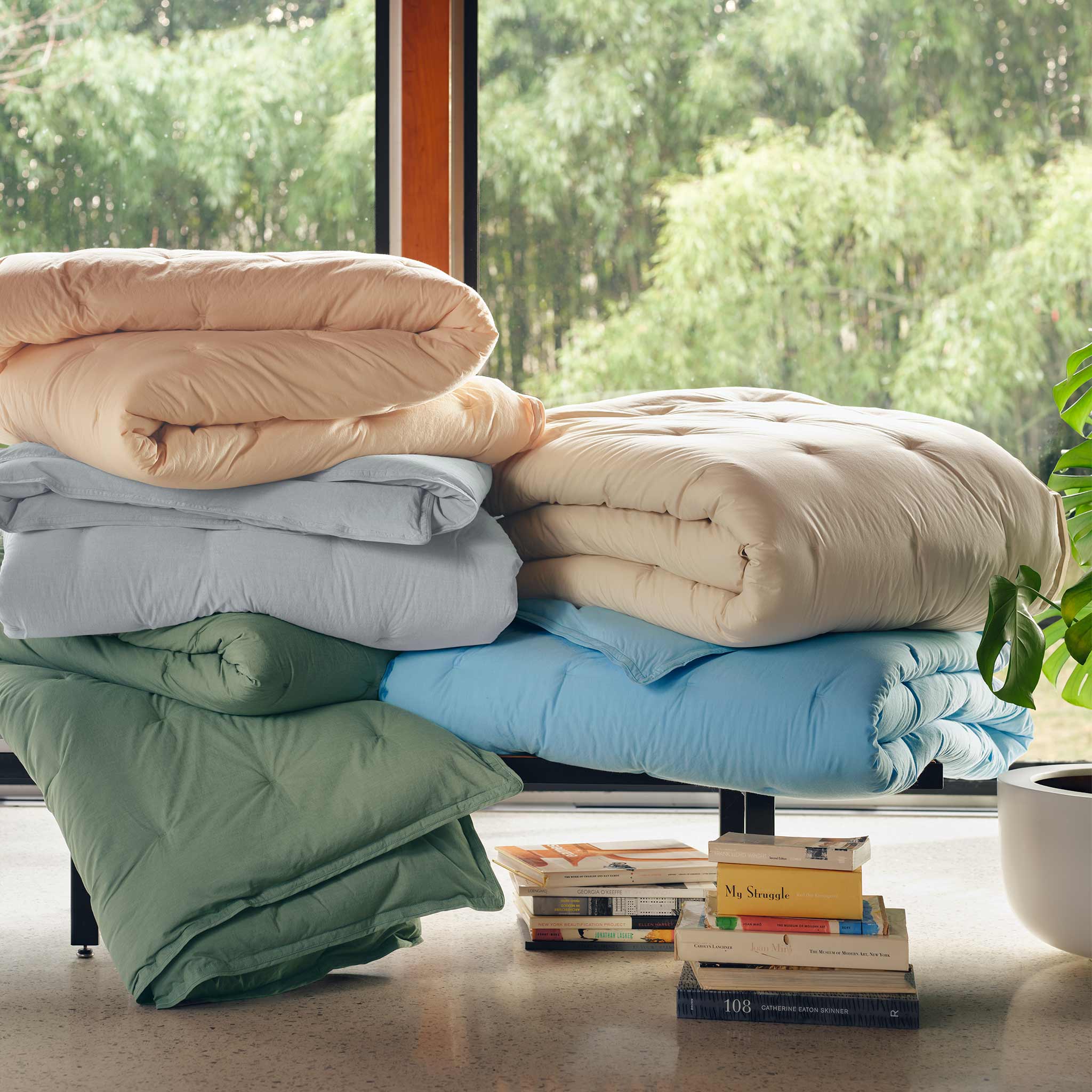 Washed Classic Percale Comforter Set - Image 30