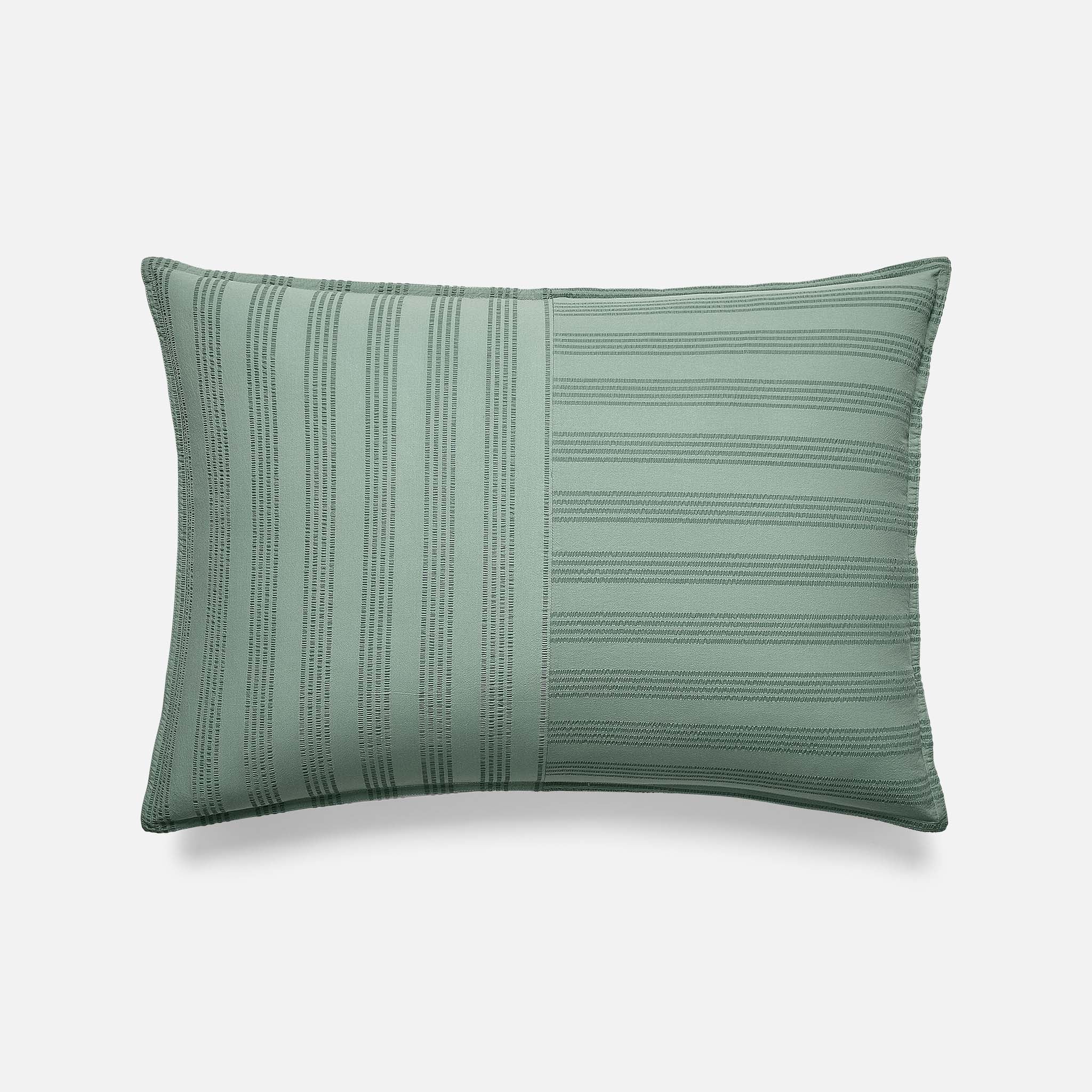 Seersucker Classic Percale Sham Set - Image 4