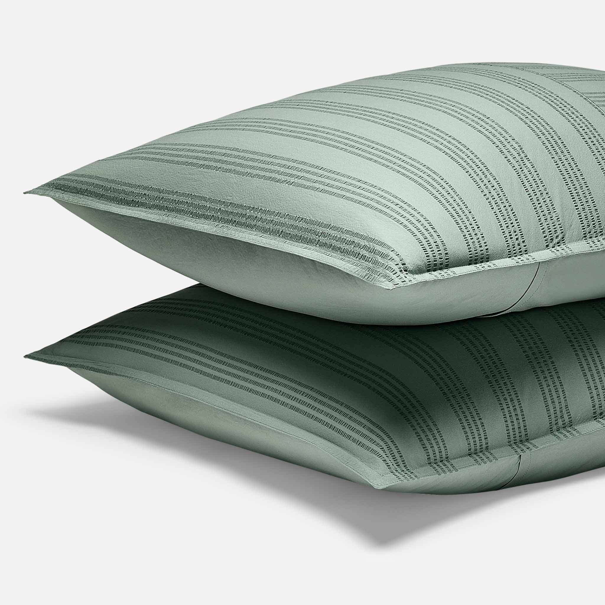 Seersucker Classic Percale Sham Set - Image 5