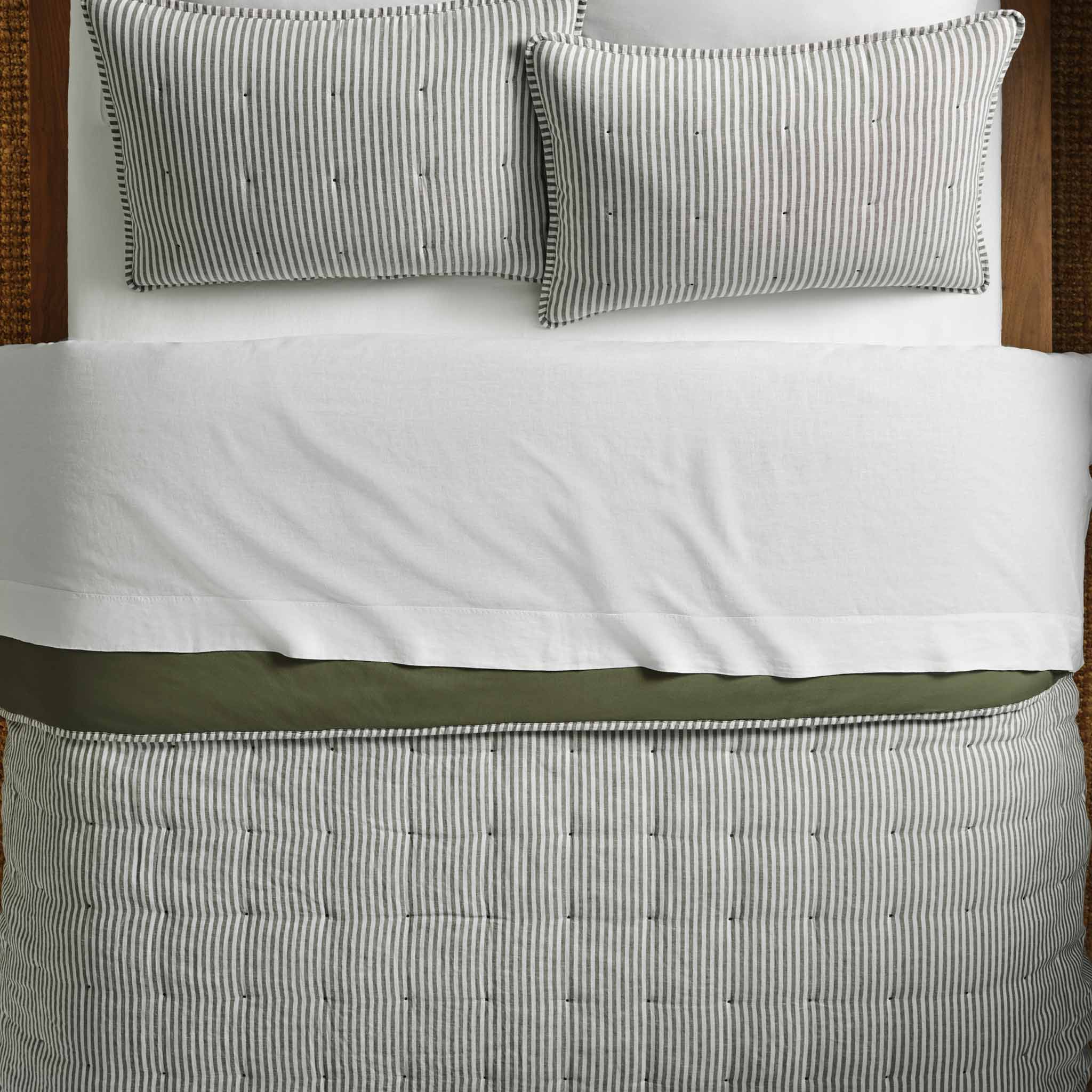Washed European Linen Quilt - Image 25