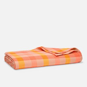 Sunwashed Check Bed Blanket - Last Call
