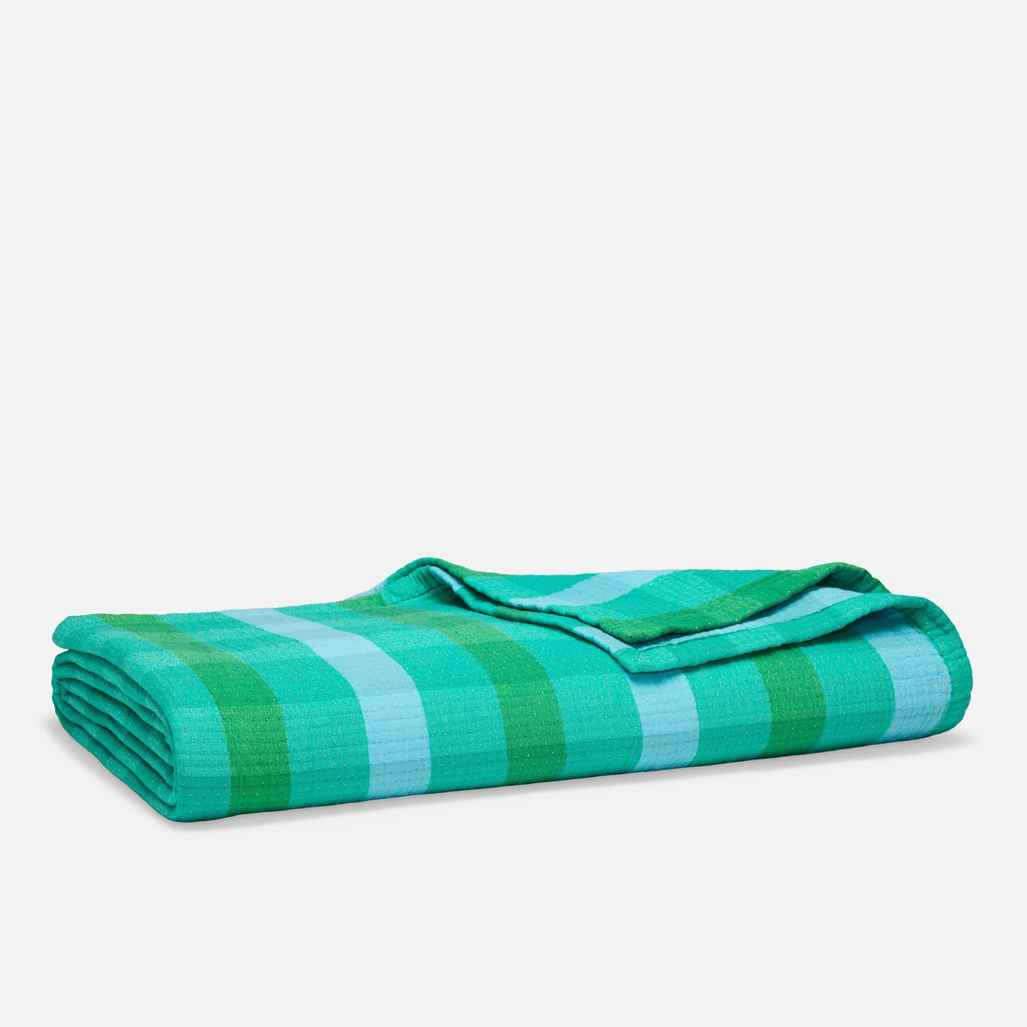 Sunwashed Check Bed Blanket - Image 2