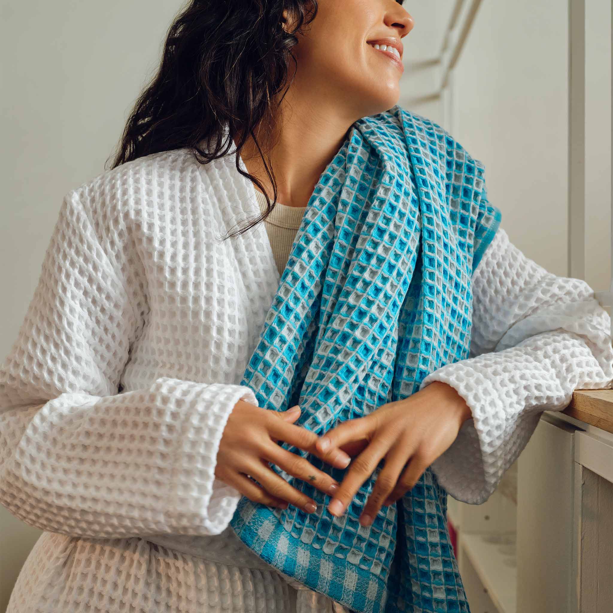 Dreamweave Waffle Set of 4 Bath Towel Bundle - Image 22