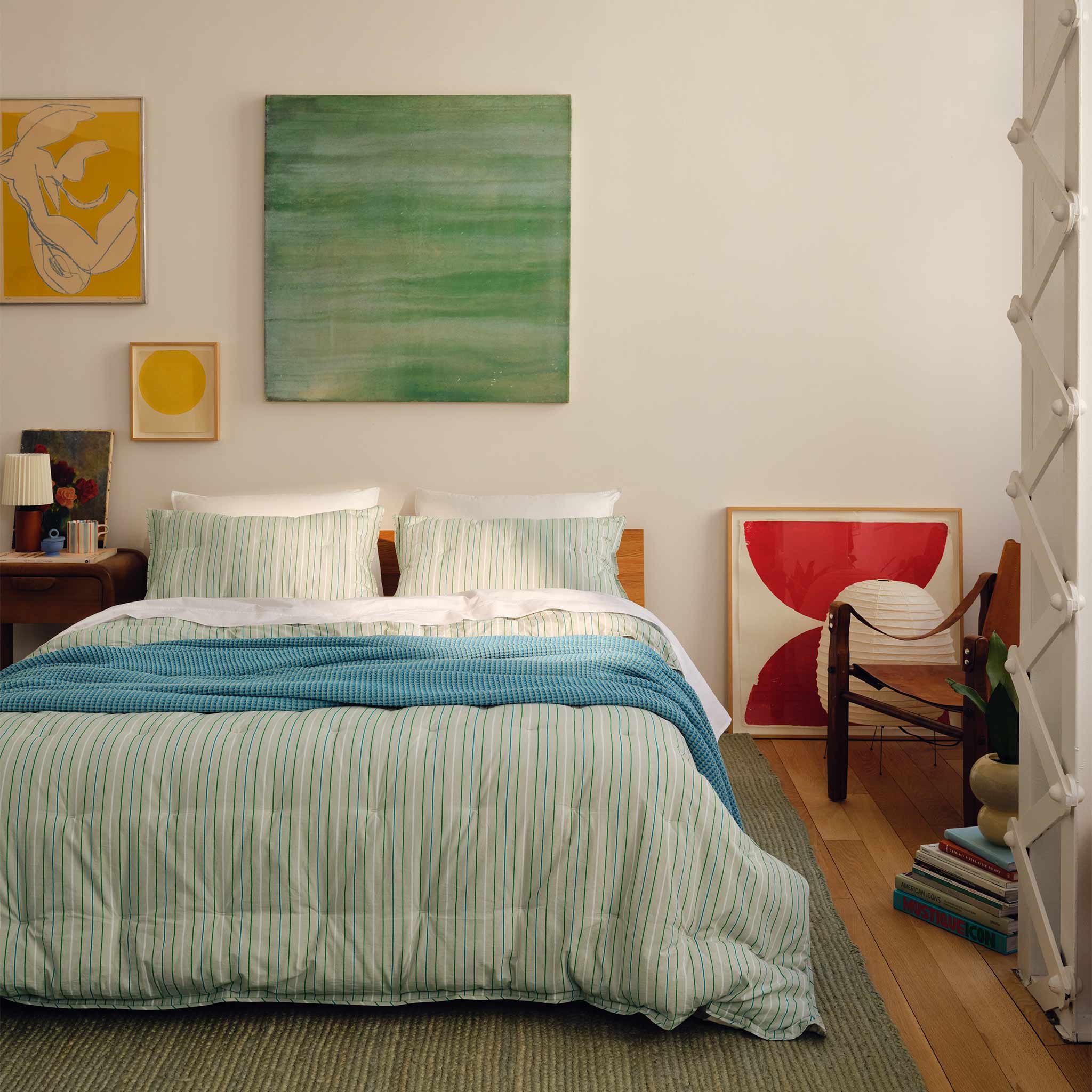 Washed Classic Percale Comforter - Image 25