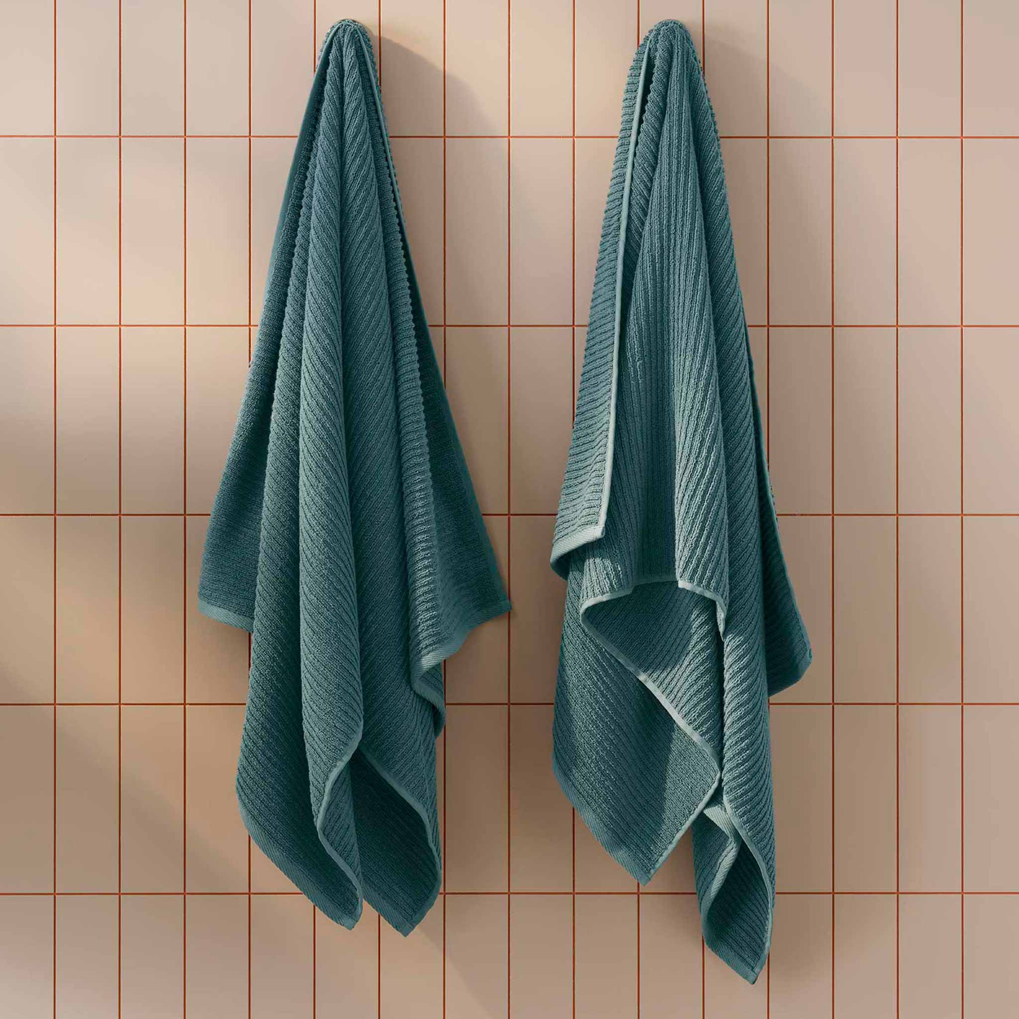 Ribbed Cotton TENCEL Bath Towels Set of 2 - Image 15