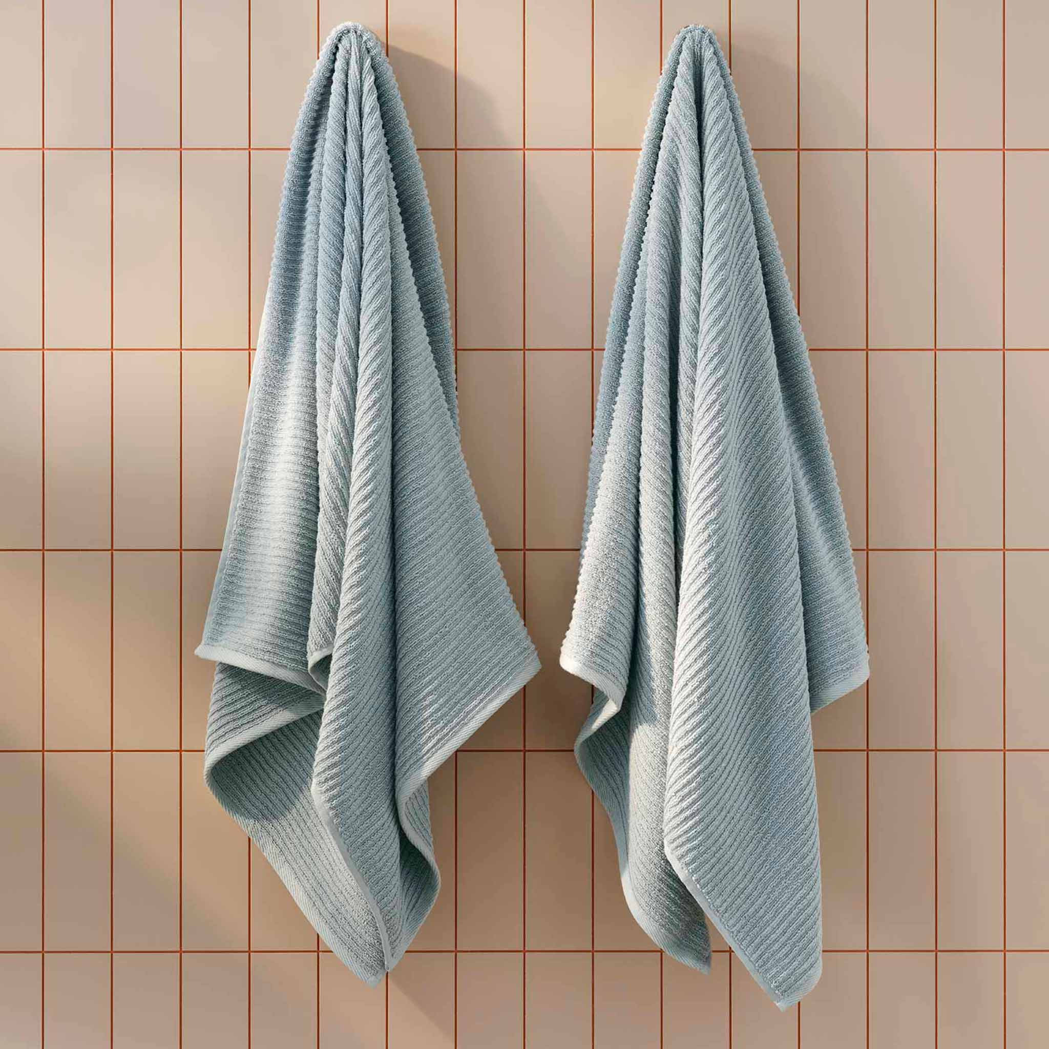 Ribbed Cotton TENCEL Set of 4 Bath Towel Bundle - Image 16