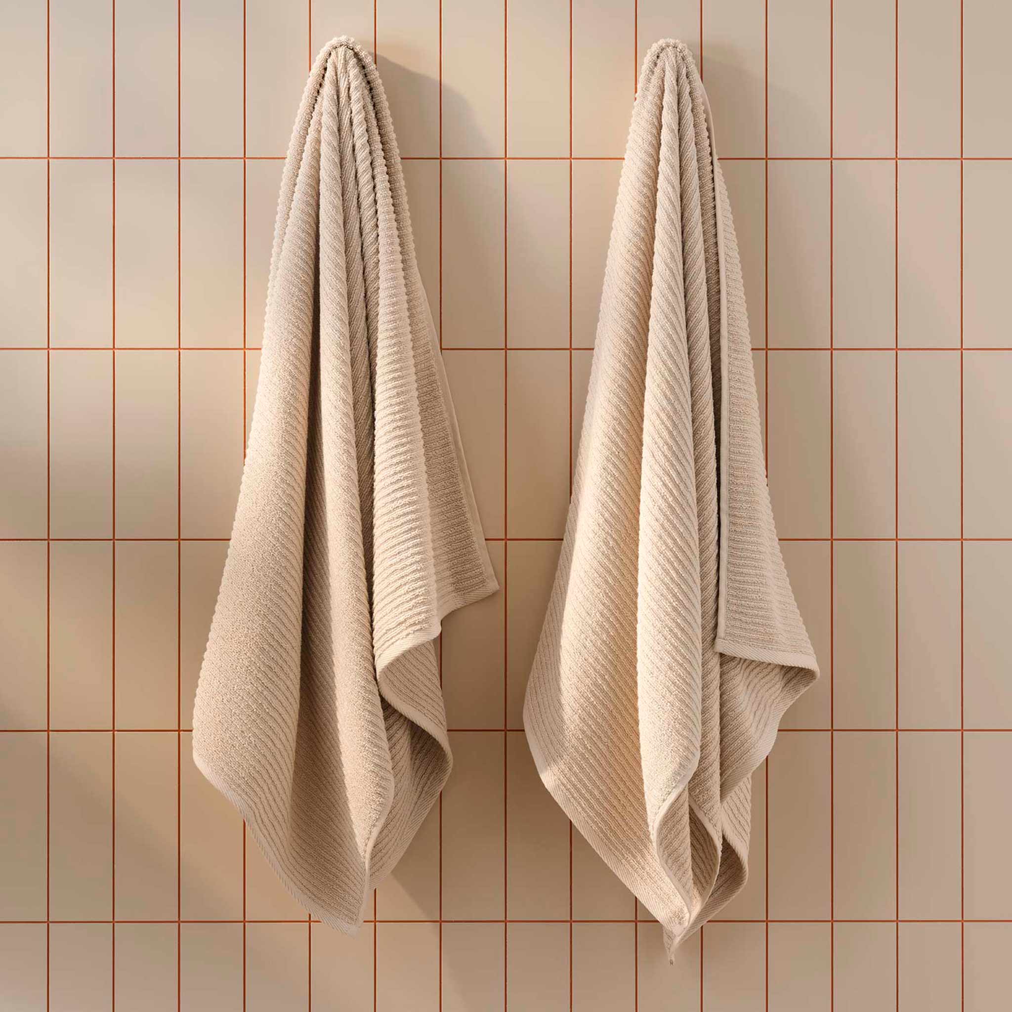 Ribbed Cotton TENCEL Set of 4 Bath Towel Bundle - Image 17