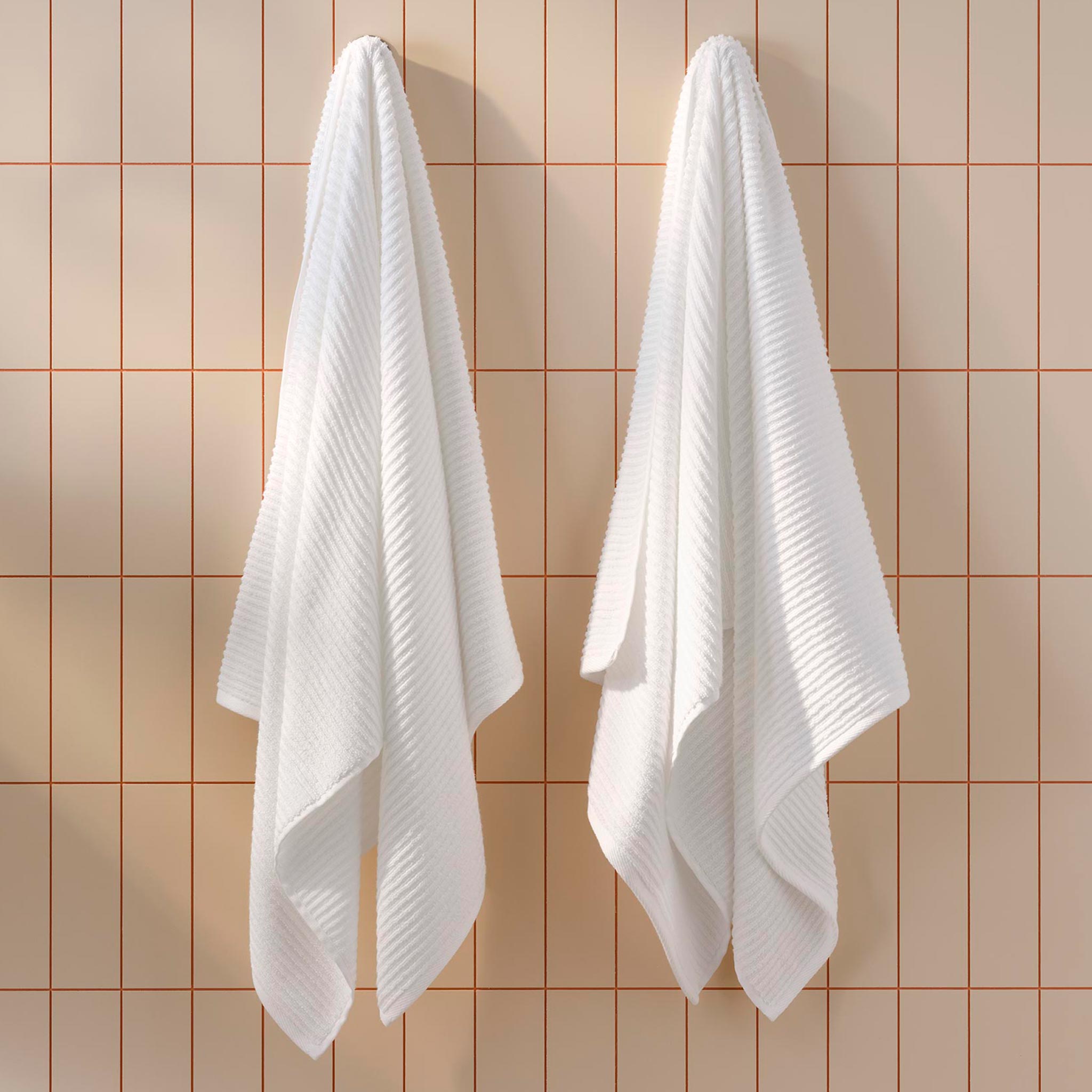 Ribbed Cotton TENCEL Set of 4 Bath Towel Bundle - Image 21