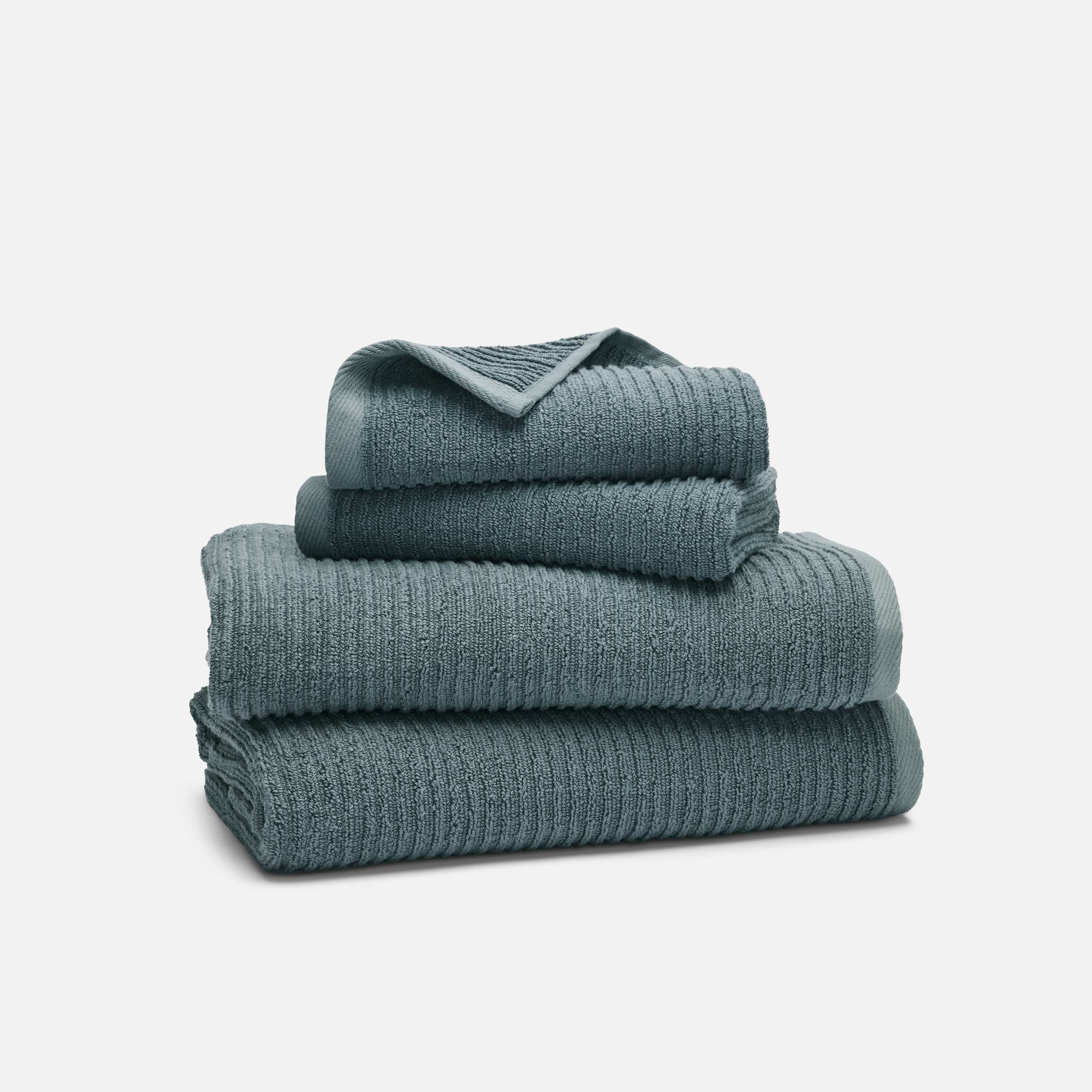 Ribbed Cotton TENCEL Bath Towel Bundle - Image 4
