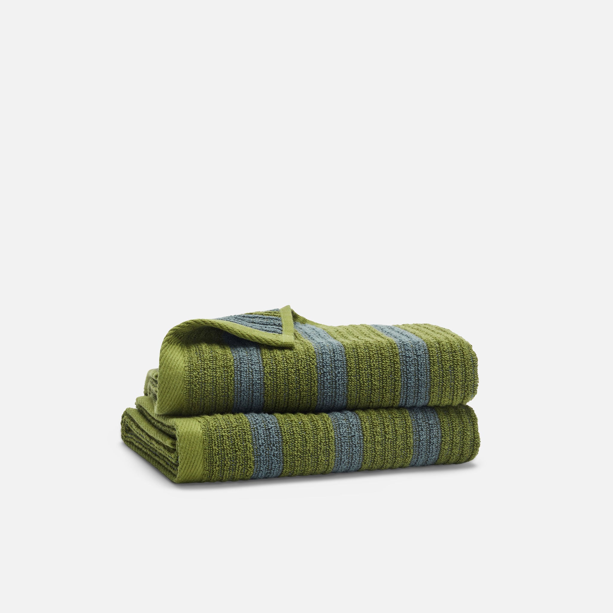 Ribbed Cotton TENCEL Hand Towels Set of 2 - Image 5